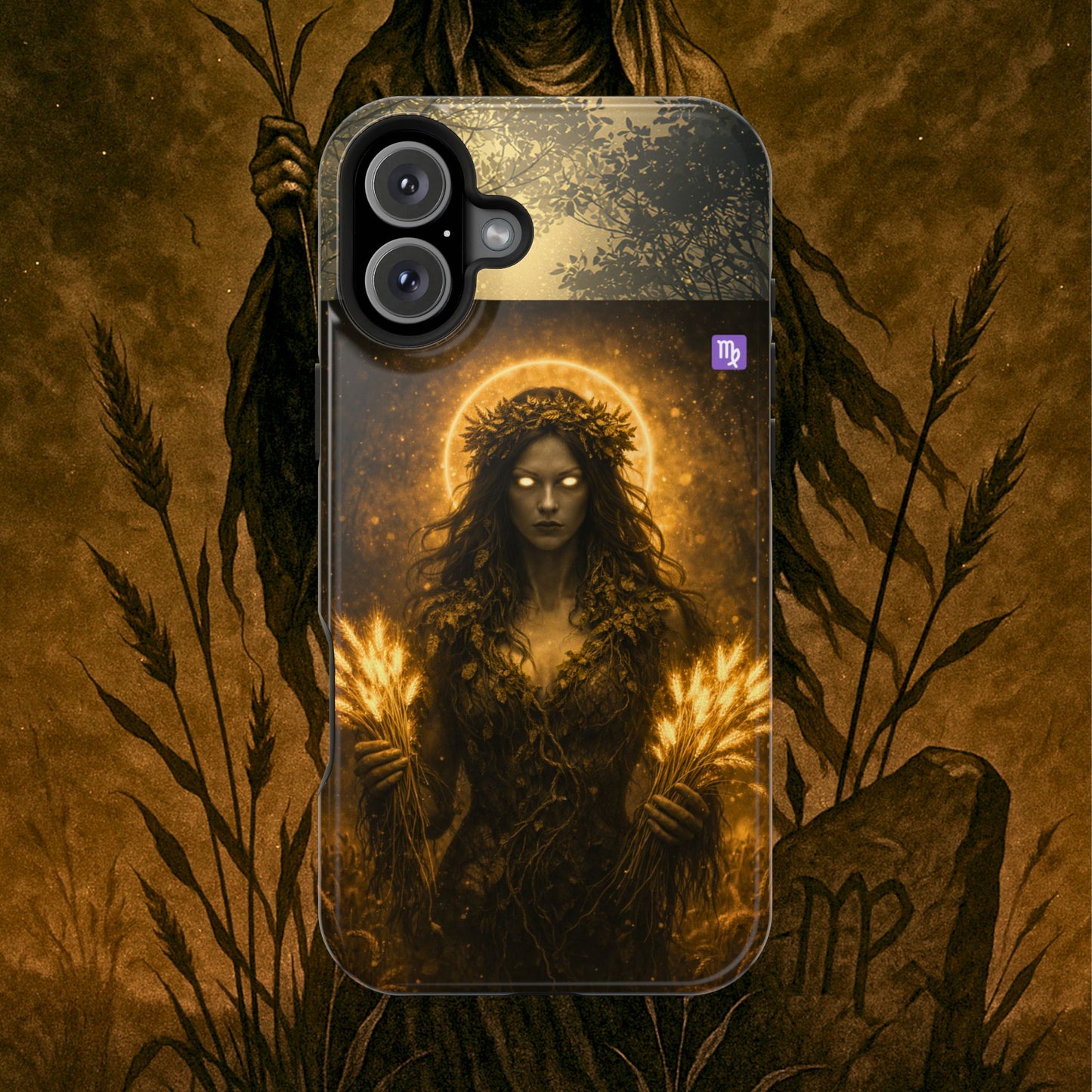 "Funda Magnética Reforzada ♍ Virgo-La Guardiana del Conocimiento"