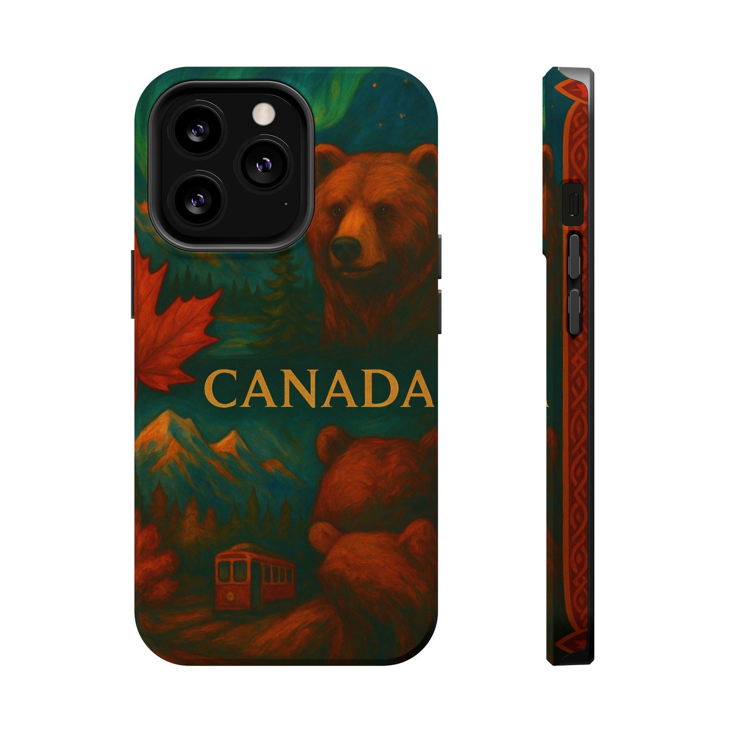 "Funda Magnética Reforzada Magnética Reforzada Canadá: Naturaleza Majestuosa y Espíritu Libre 🍁🏞️🦌"