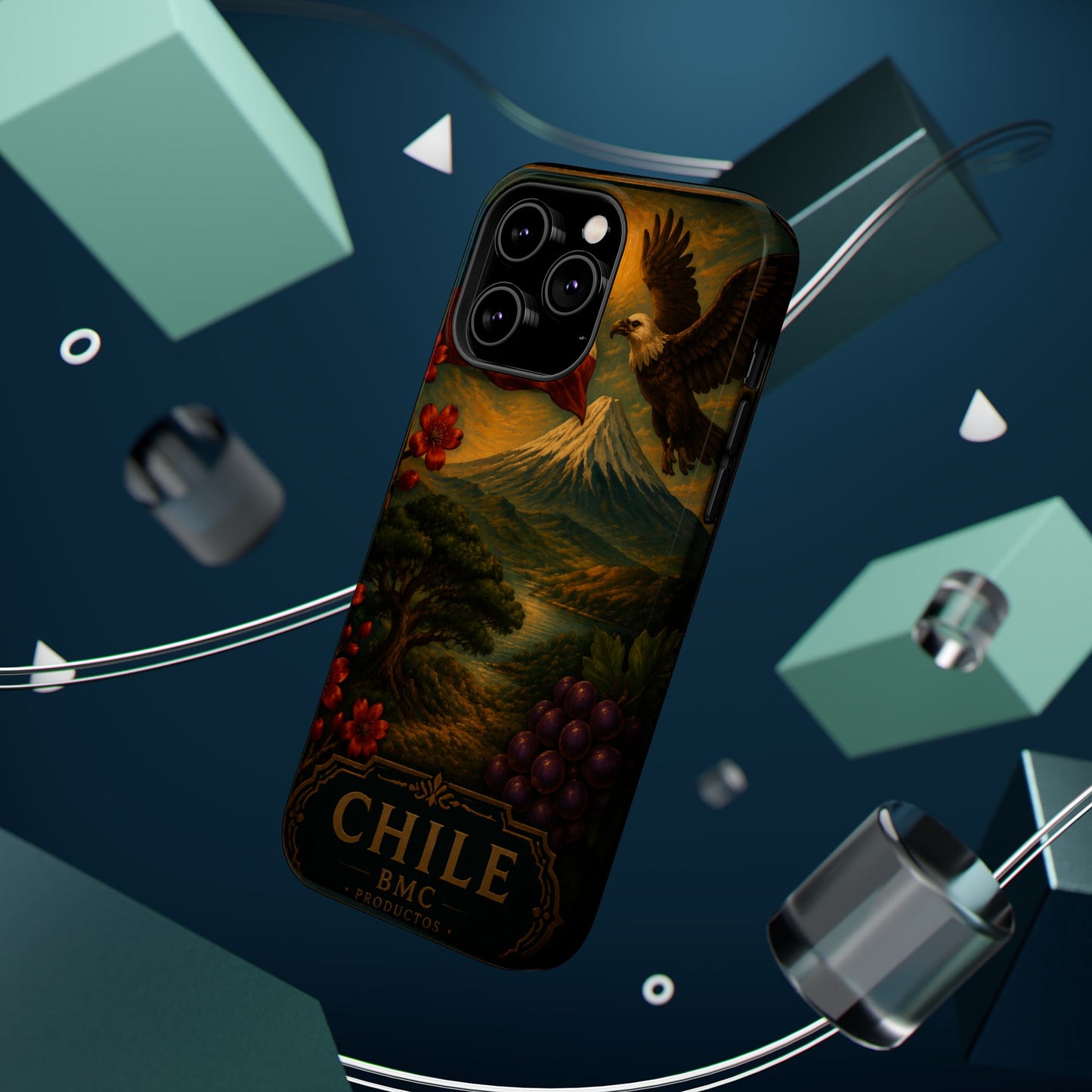 "Funda Magnética Reforzada Magnética Reforzada Chile: Naturaleza Indómita y Horizontes Eternos 🏔️🍇🏜️"
