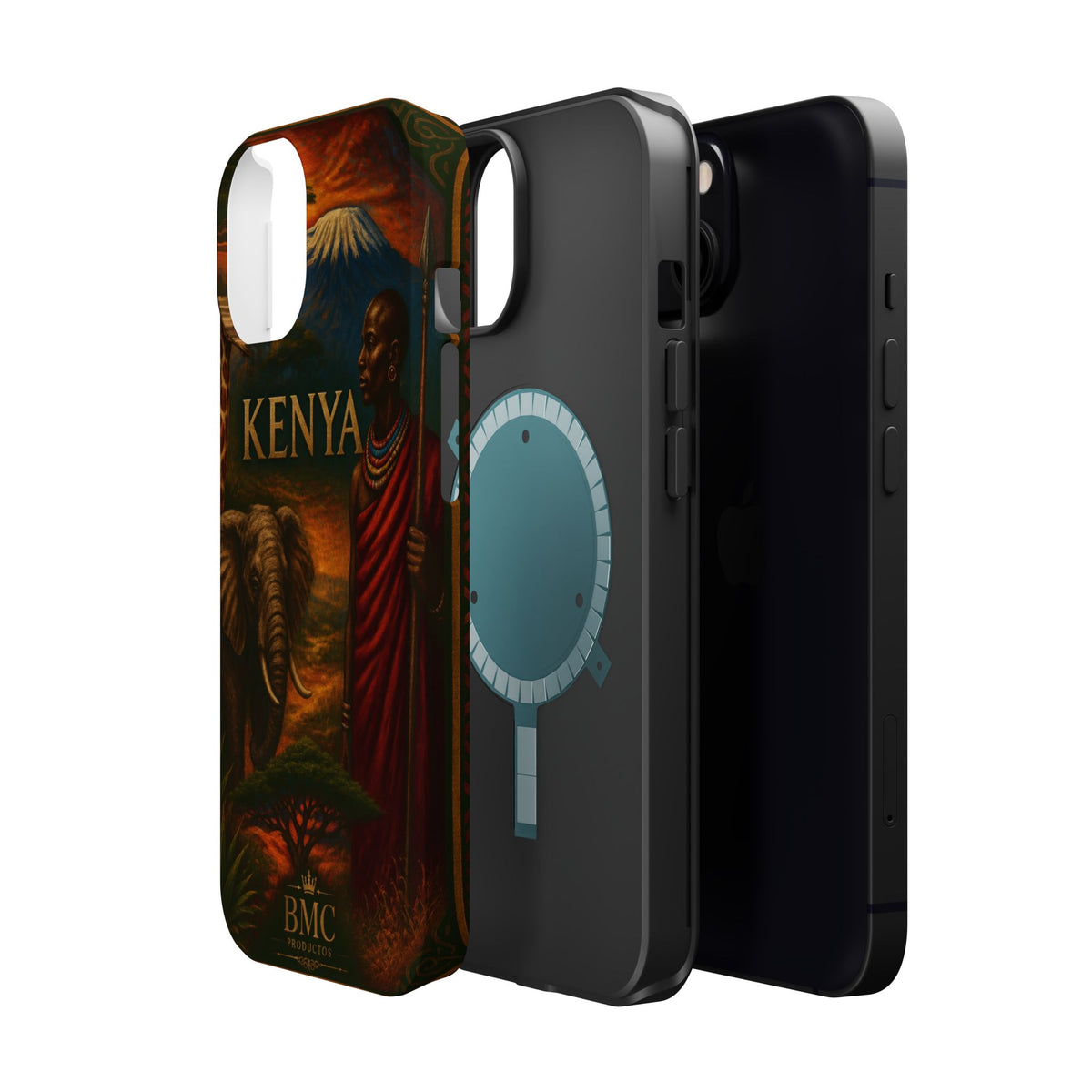 "Reinforced Magnetic Case Kenya: Wild Adventure and Land of Infinite Horizons 🦁🌄🏕️"