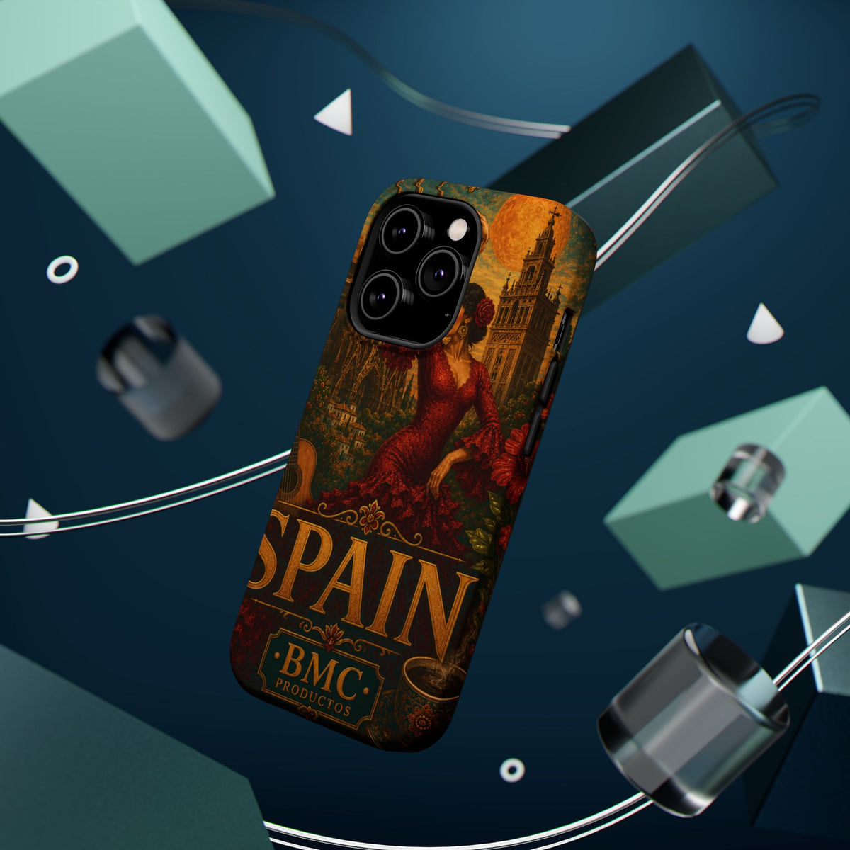 "Reinforced Magnetic Case Spain: Passion, Art, and Flavors That Make You Fall in Love 🎨💃🍷" 