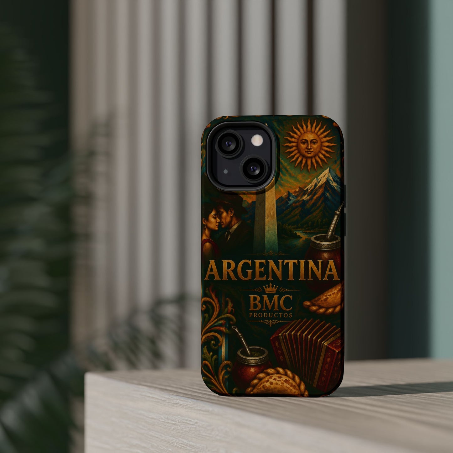 "Funda Magnética Reforzada Argentina: Pasión, Tradición y Tierra de Sueños🔥🏞️"