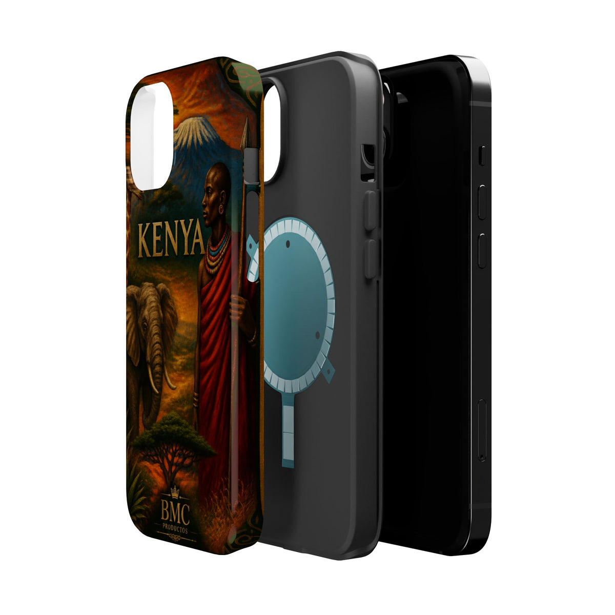 "Reinforced Magnetic Case Kenya: Wild Adventure and Land of Infinite Horizons 🦁🌄🏕️"