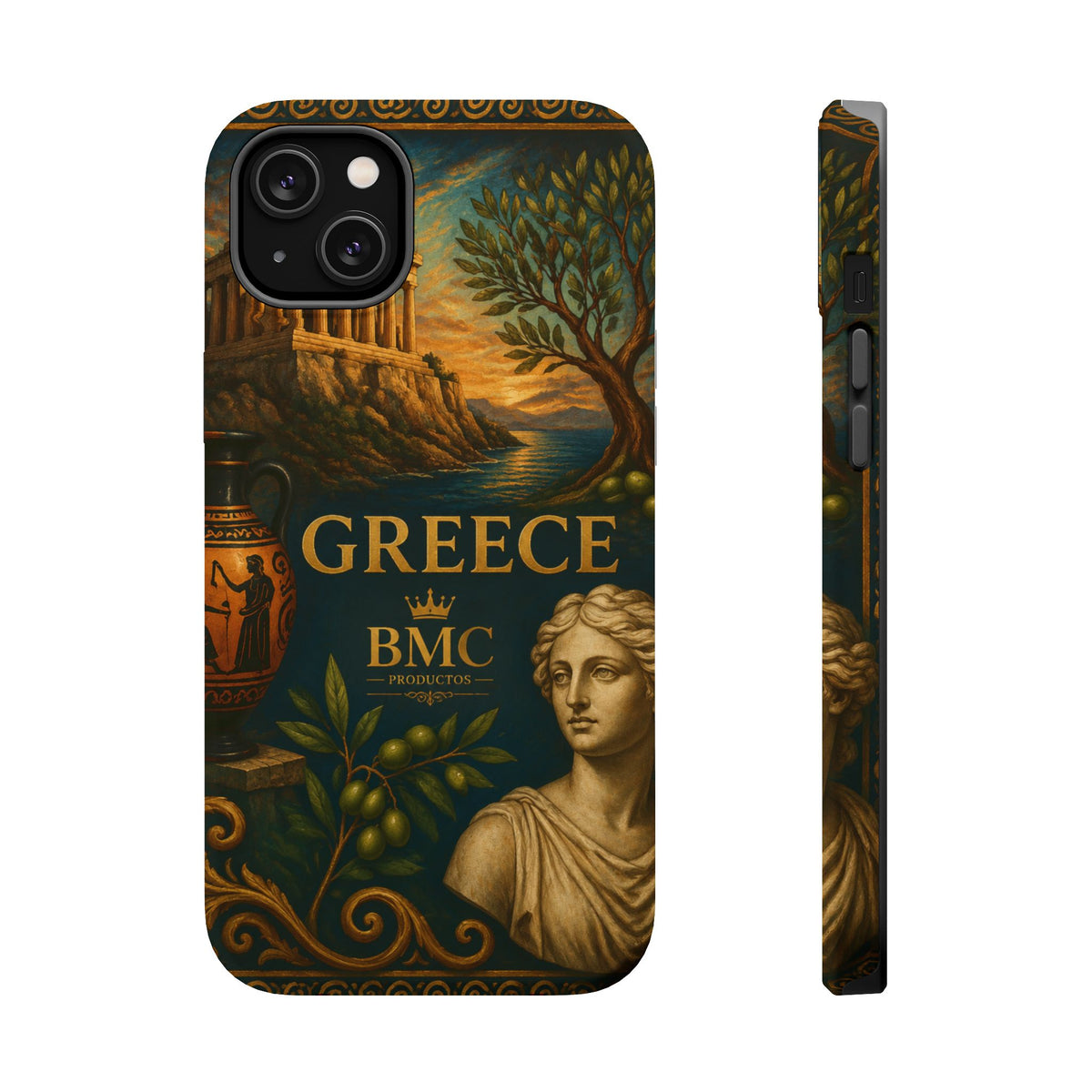 "Funda Magnética Reforzada Magnética Reforzada Grecia: Cuna de Dioses, Maravillas y Filosofía 🌊🏛️⚡"