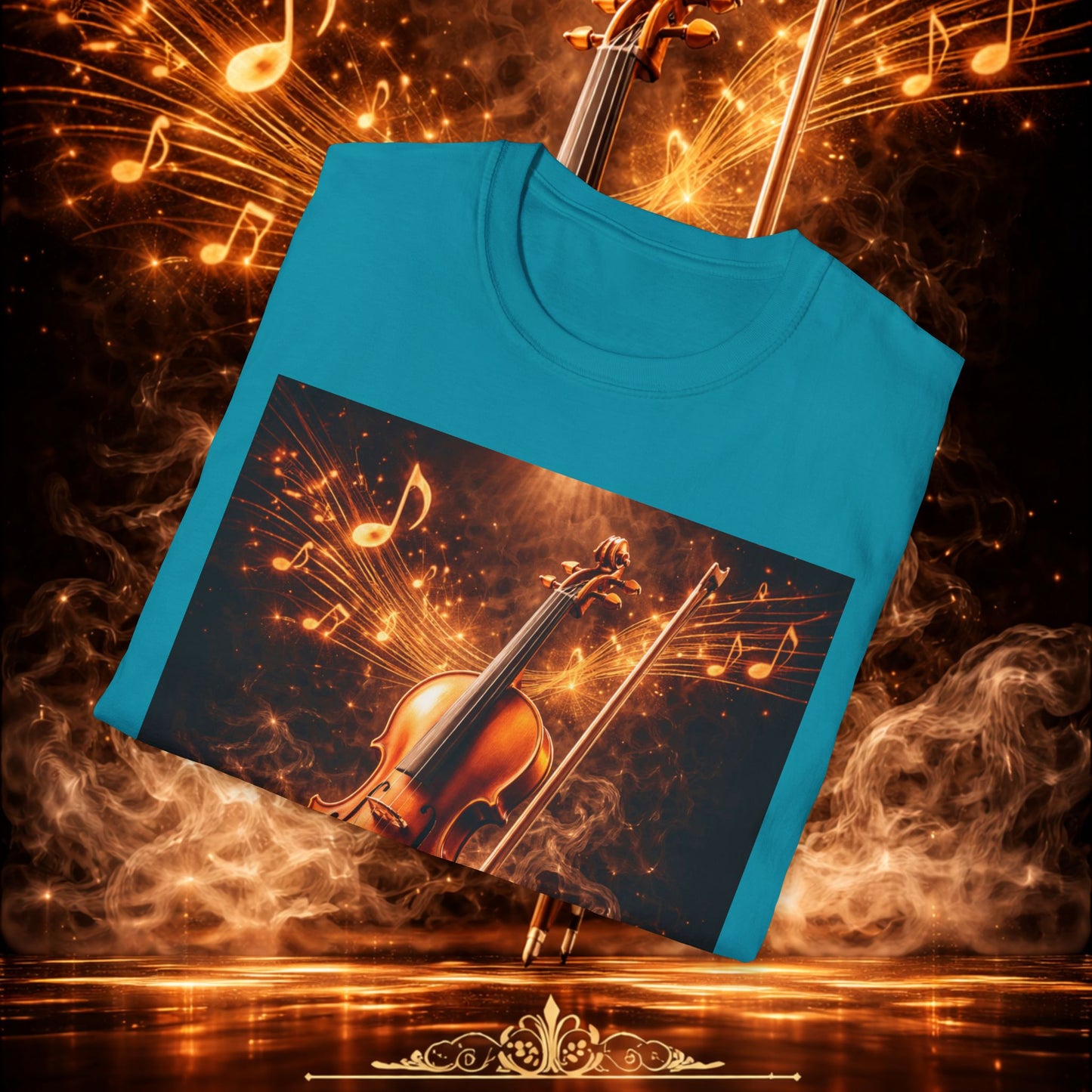 "Camiseta violin 🎻🔥 Toca con el alma. Quema con cada nota.” 🔥🎻