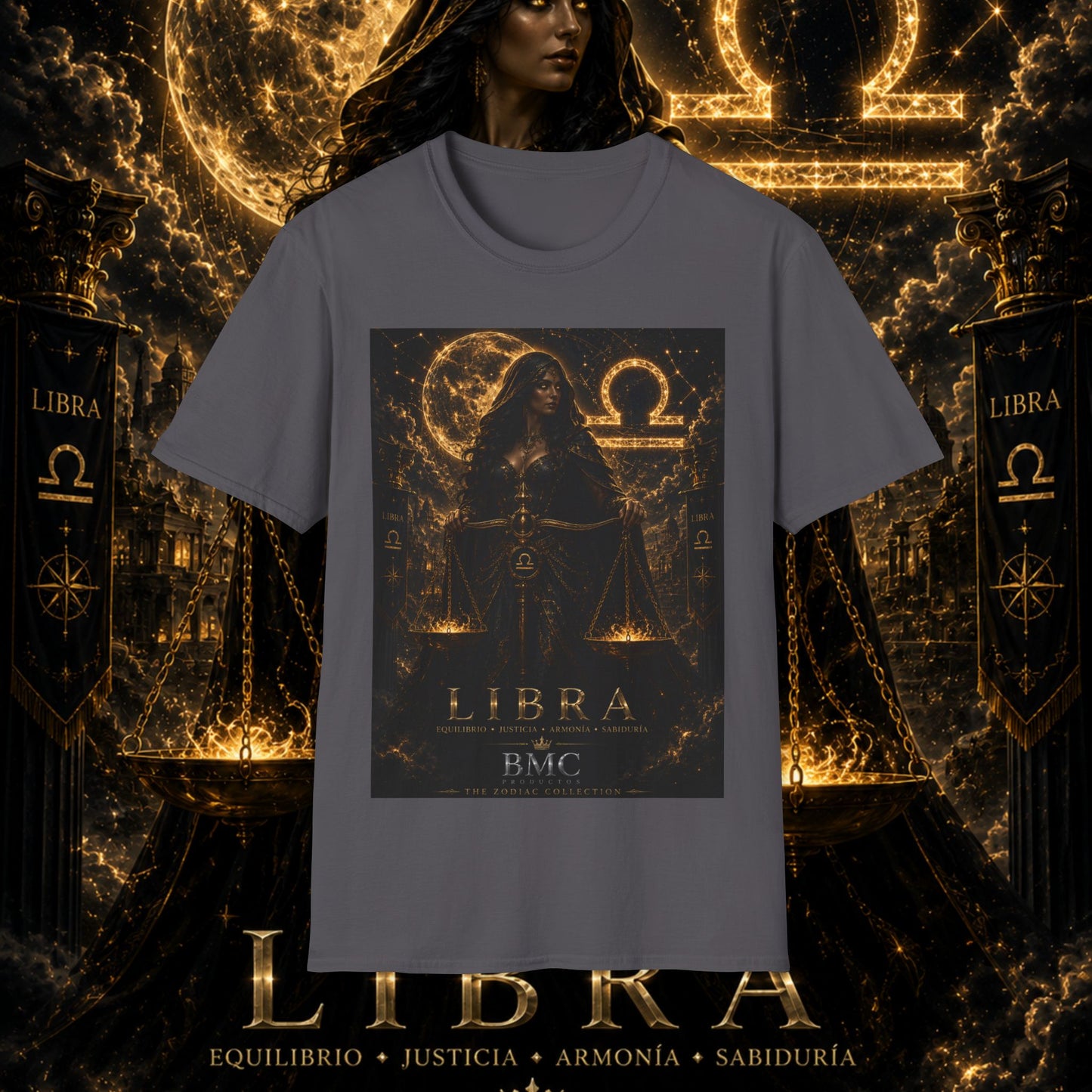"Camiseta LIBRA – La Guardiana del Equilibrio"