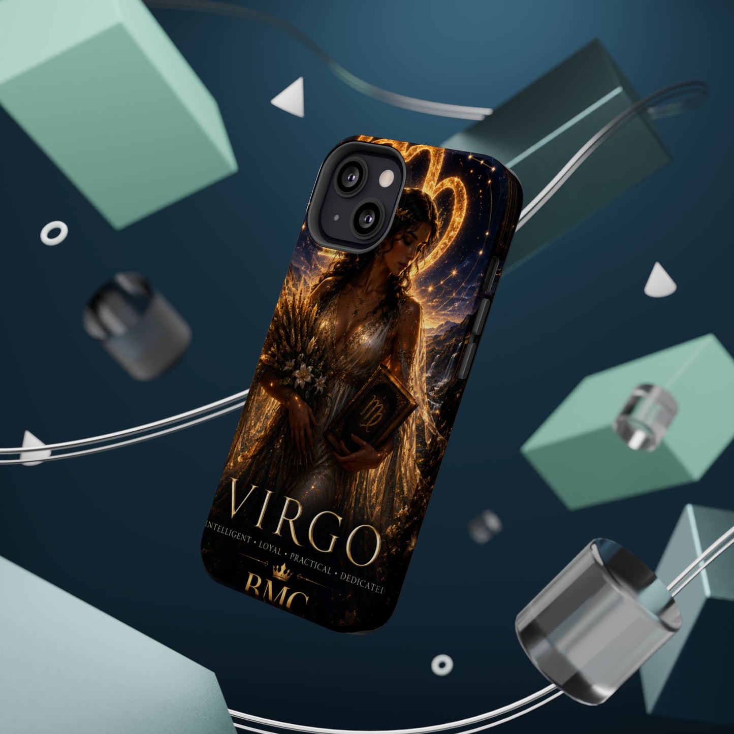 "Funda Magnética Reforzada ♍ Virgo-La Guardiana del Conocimiento"