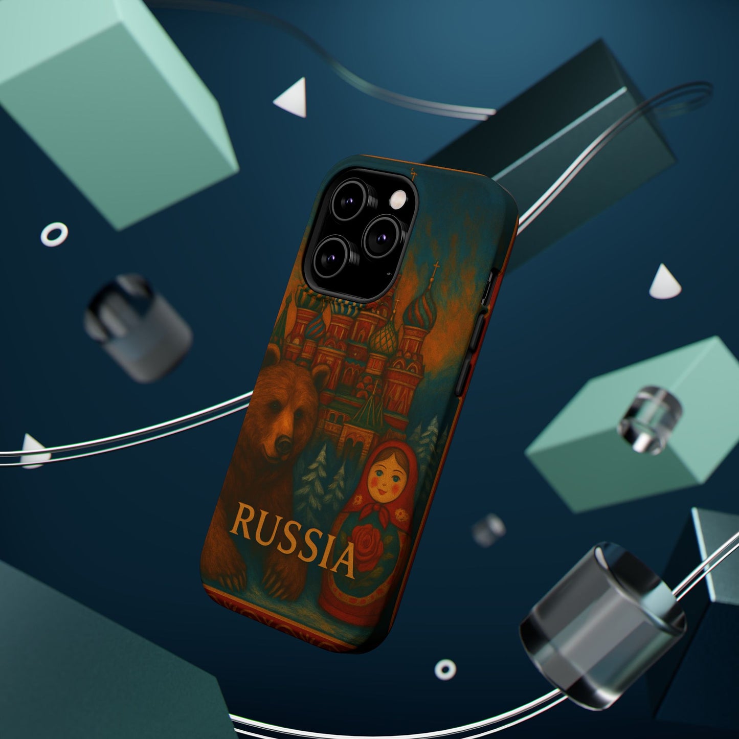 "Reinforced Magnetic Case Russia❄️ – Land of history, mystery, and grandeur"