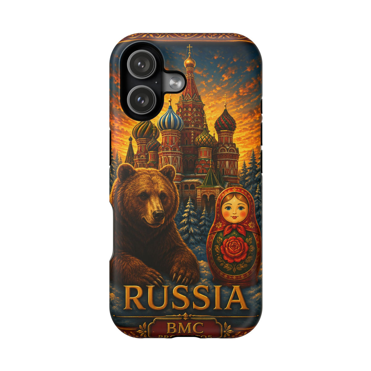 "Reinforced Magnetic Case Russia❄️ – Land of history, mystery, and grandeur"