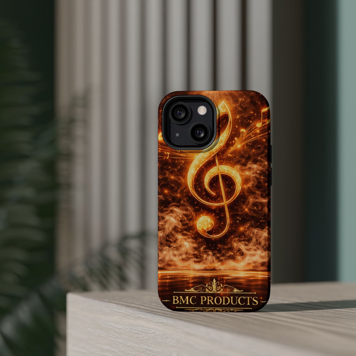 "Funda Magnética Reforzada Magnética Reforzada clave de sol 🎼🔥Donde nace una nota… nace una llama.” 🔥🎼