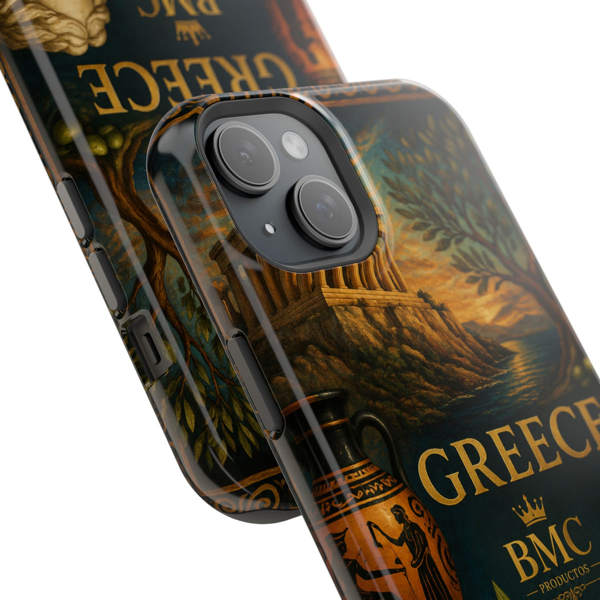 "Funda Magnética Reforzada Magnética Reforzada Grecia: Cuna de Dioses, Maravillas y Filosofía 🌊🏛️⚡"