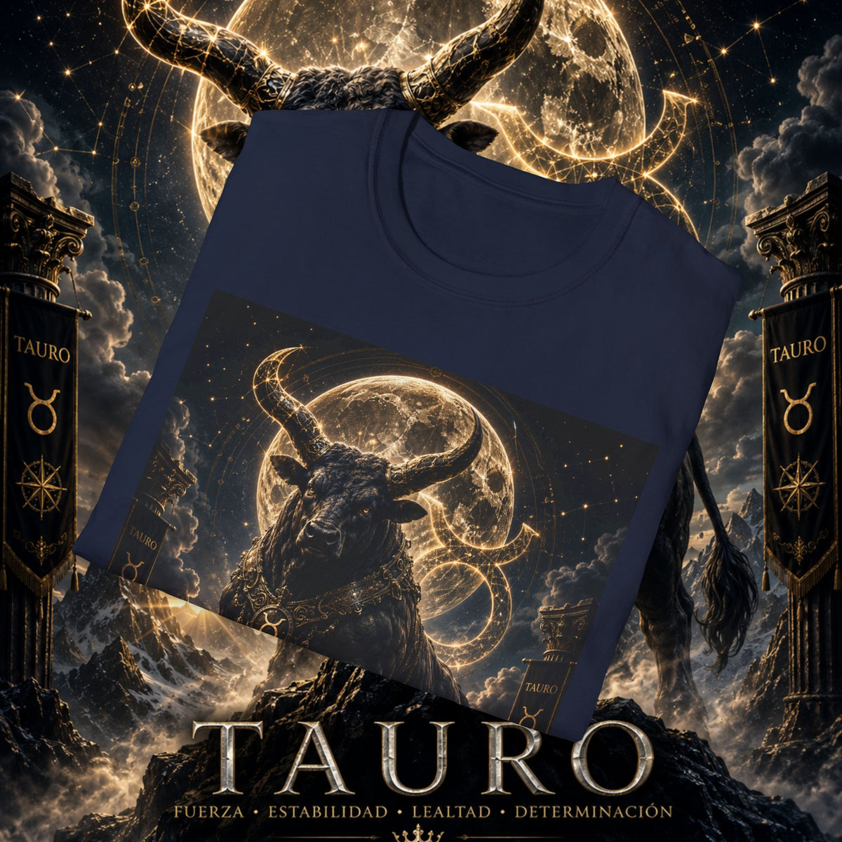 "Camiseta ♉ Tauro — Fuerza silenciosa de la tierra"