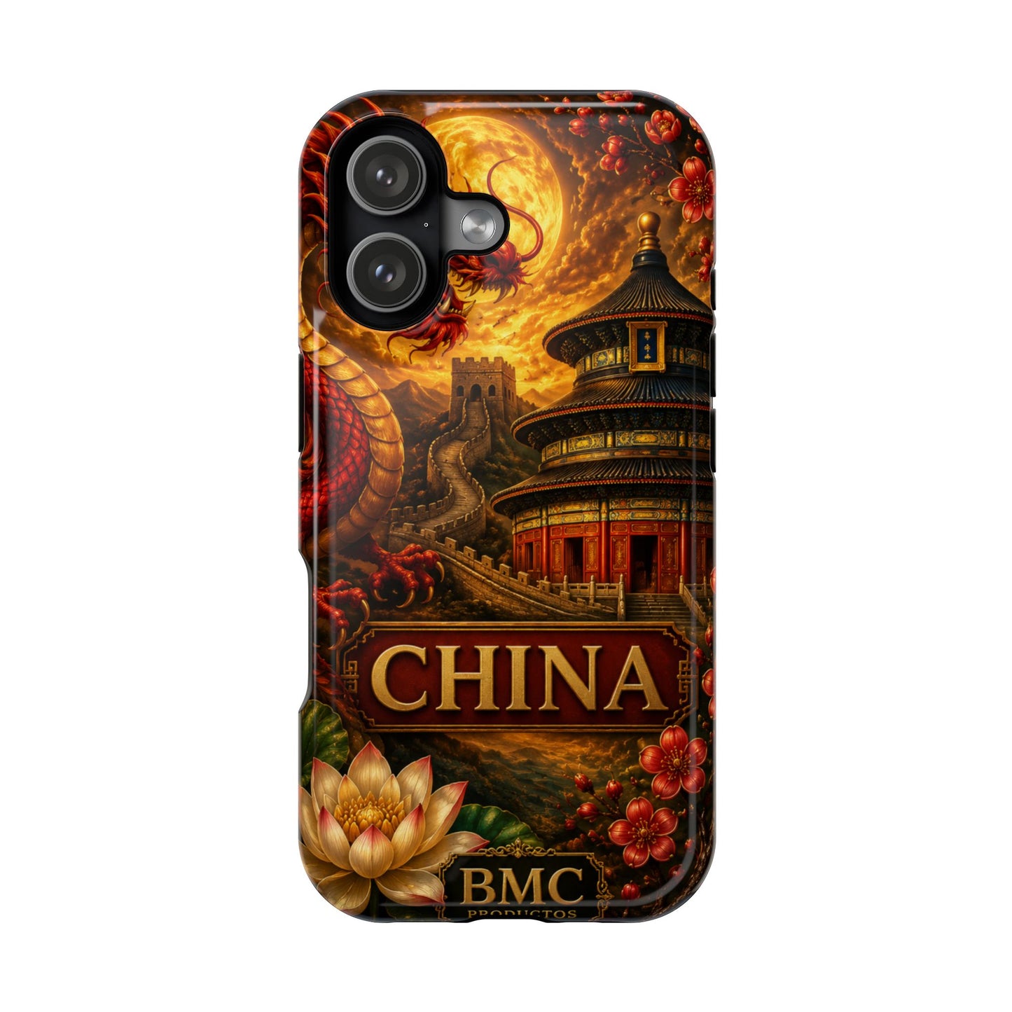 "Funda Magnética Reforzada Magnética Reforzada China – Dragones, murallas y leyendas eternas"