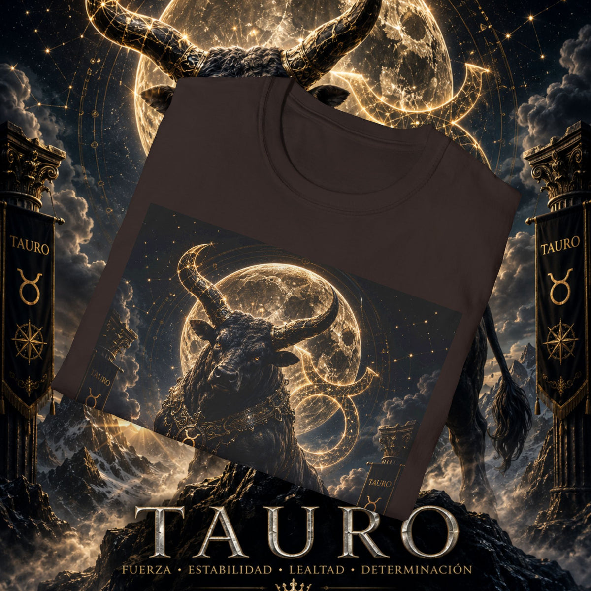 "Camiseta ♉ Tauro — Fuerza silenciosa de la tierra"