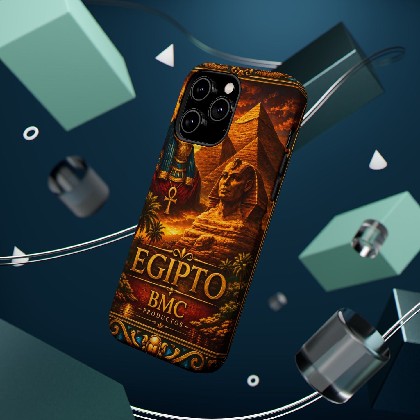 "Funda Magnética Reforzada Egipto Misterio Dorado del Nilo 🏺🌅🐫