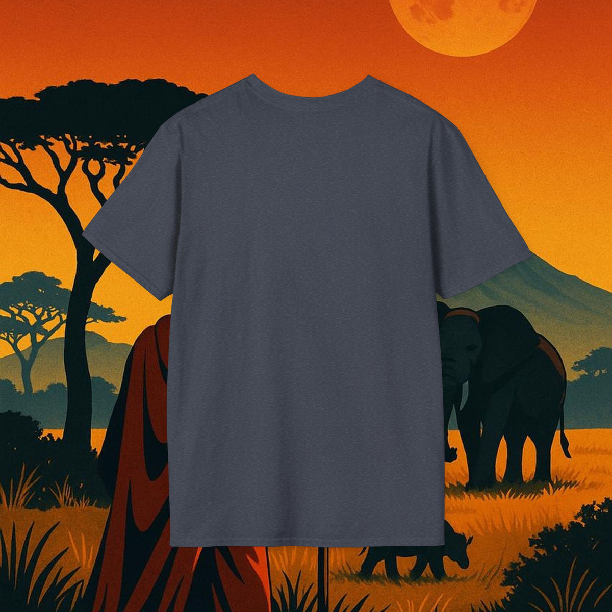 "Camiseta Kenia: Aventura Salvaje y Tierra de Horizontes Infinitos 🦁🌄🏕️"