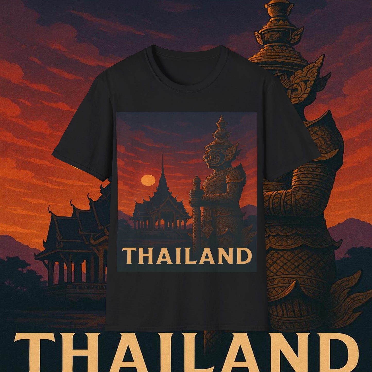 "Camiseta Thailand🌴 – El Reino de las Sonrisas y la Aventura"