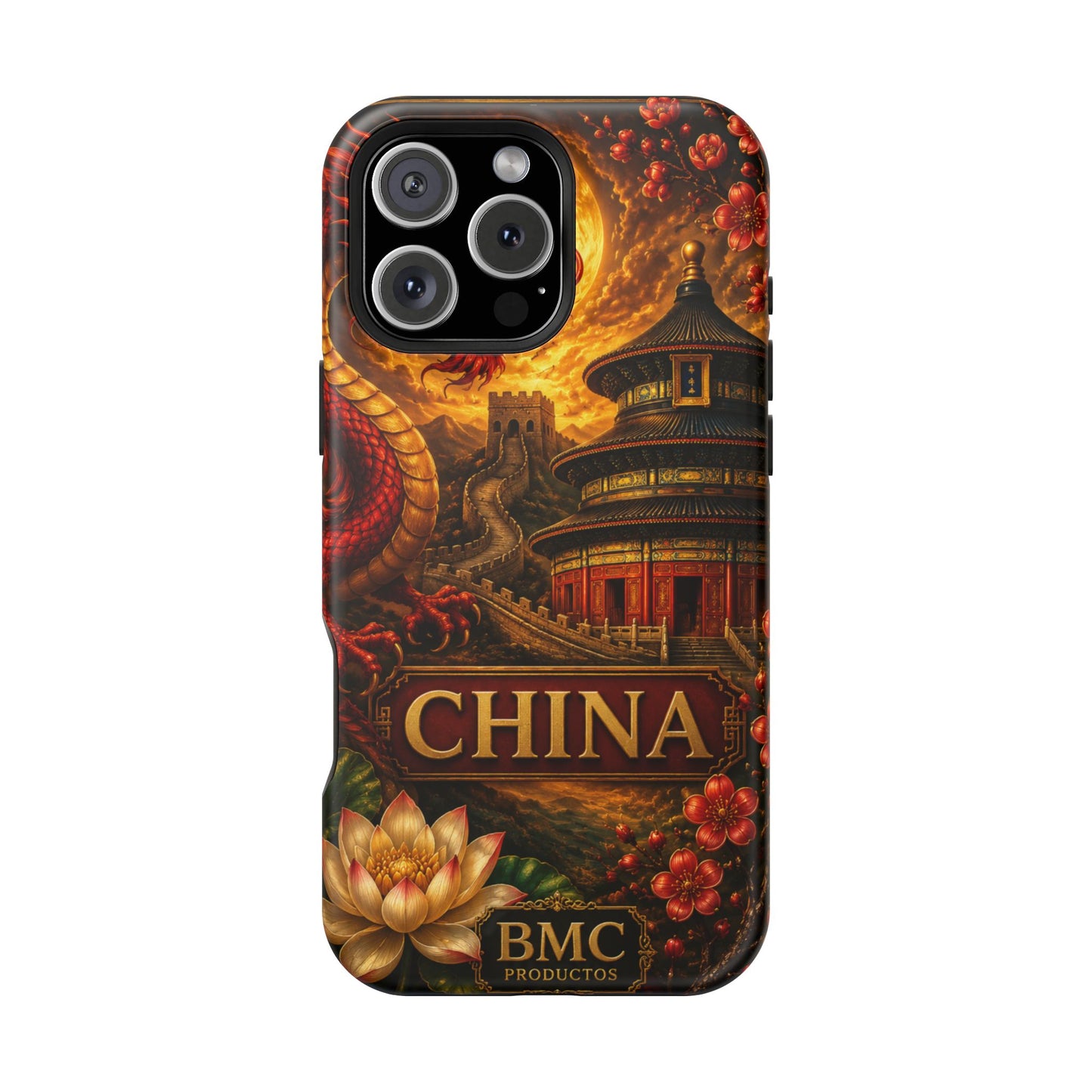 "Funda Magnética Reforzada Magnética Reforzada China – Dragones, murallas y leyendas eternas"