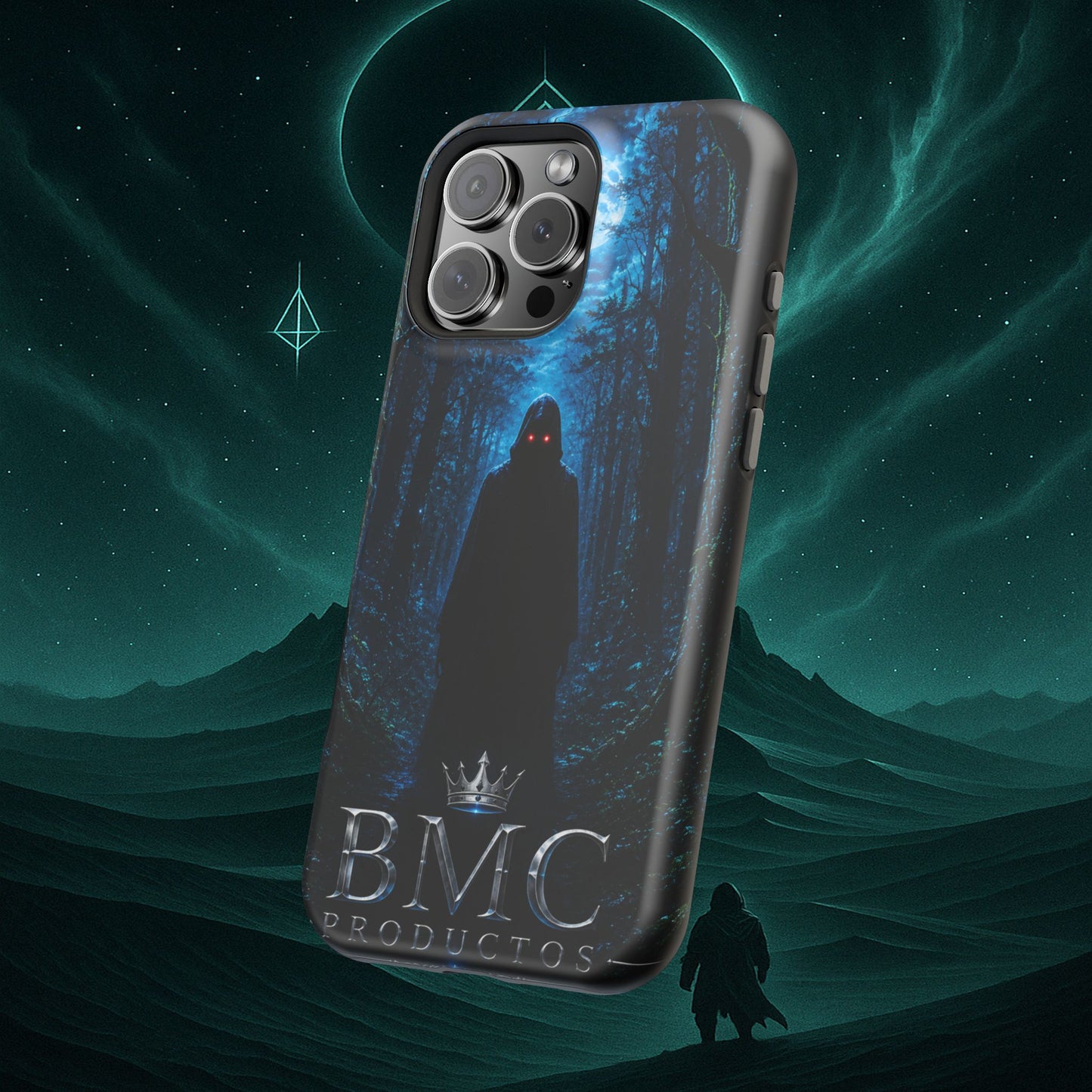 "Funda Magnética Reforzada🖤 El Vigía del Bosque Oscuro"