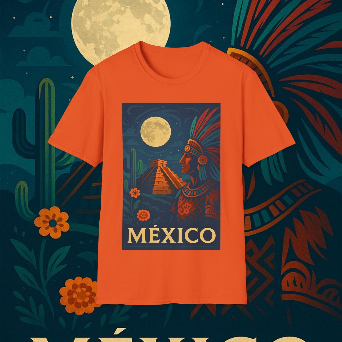 "Camiseta México: Tierra de Colores, Cultura y Corazón 🌵🎉🪅"