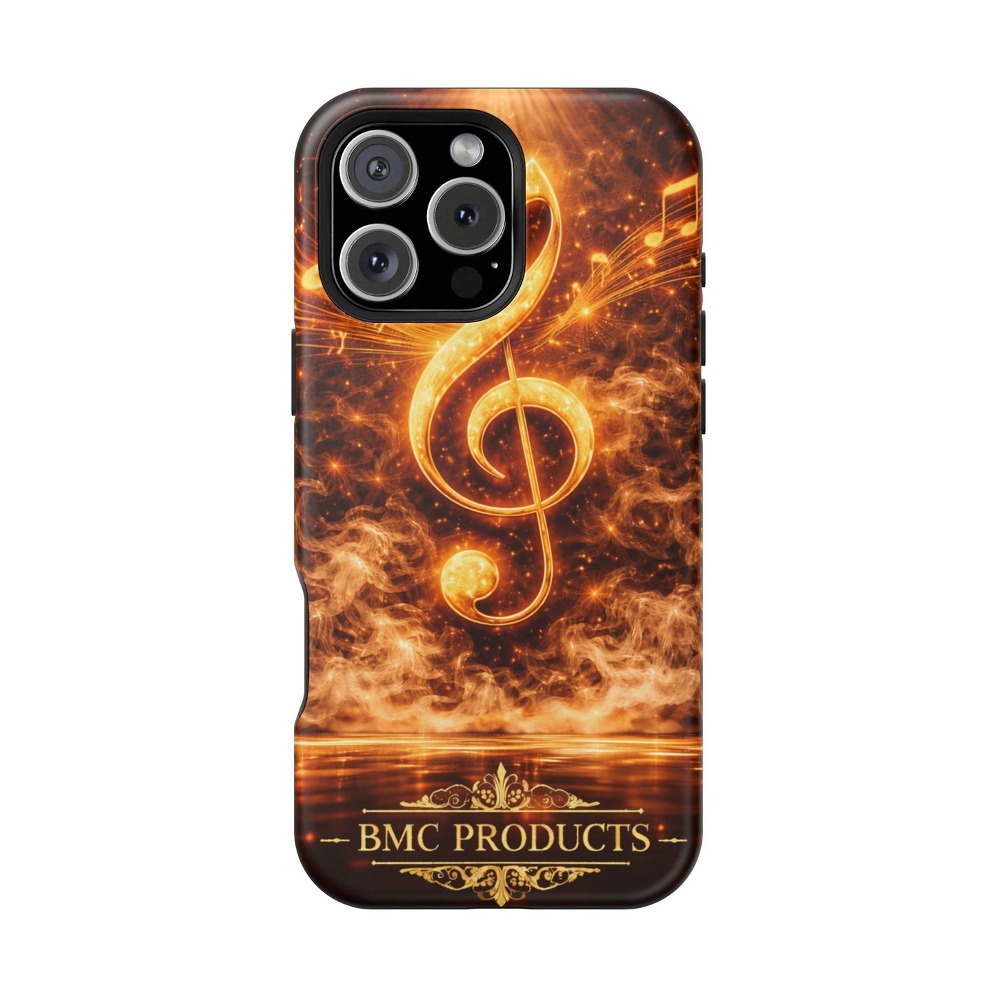 "Funda Magnética Reforzada Magnética Reforzada clave de sol 🎼🔥Donde nace una nota… nace una llama.” 🔥🎼