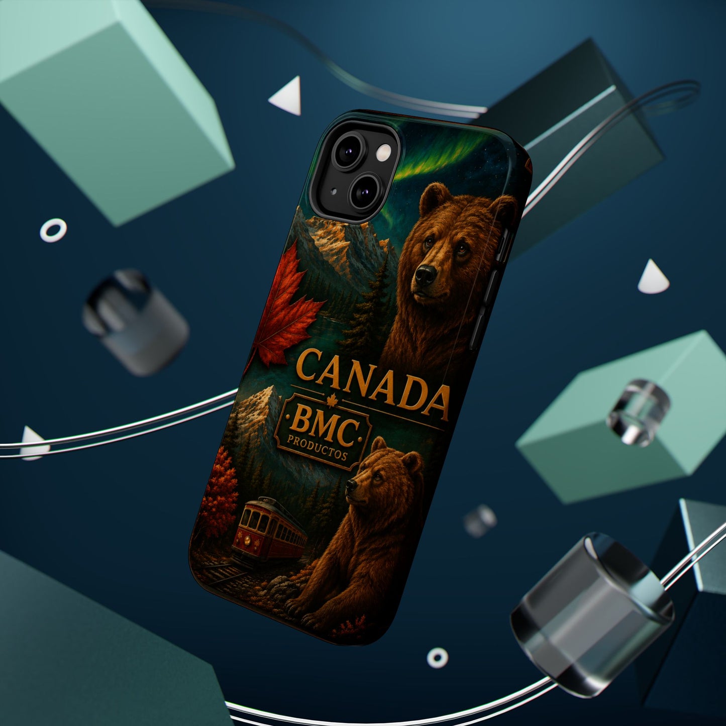 "Funda Magnética Reforzada Magnética Reforzada Canadá: Naturaleza Majestuosa y Espíritu Libre 🍁🏞️🦌"
