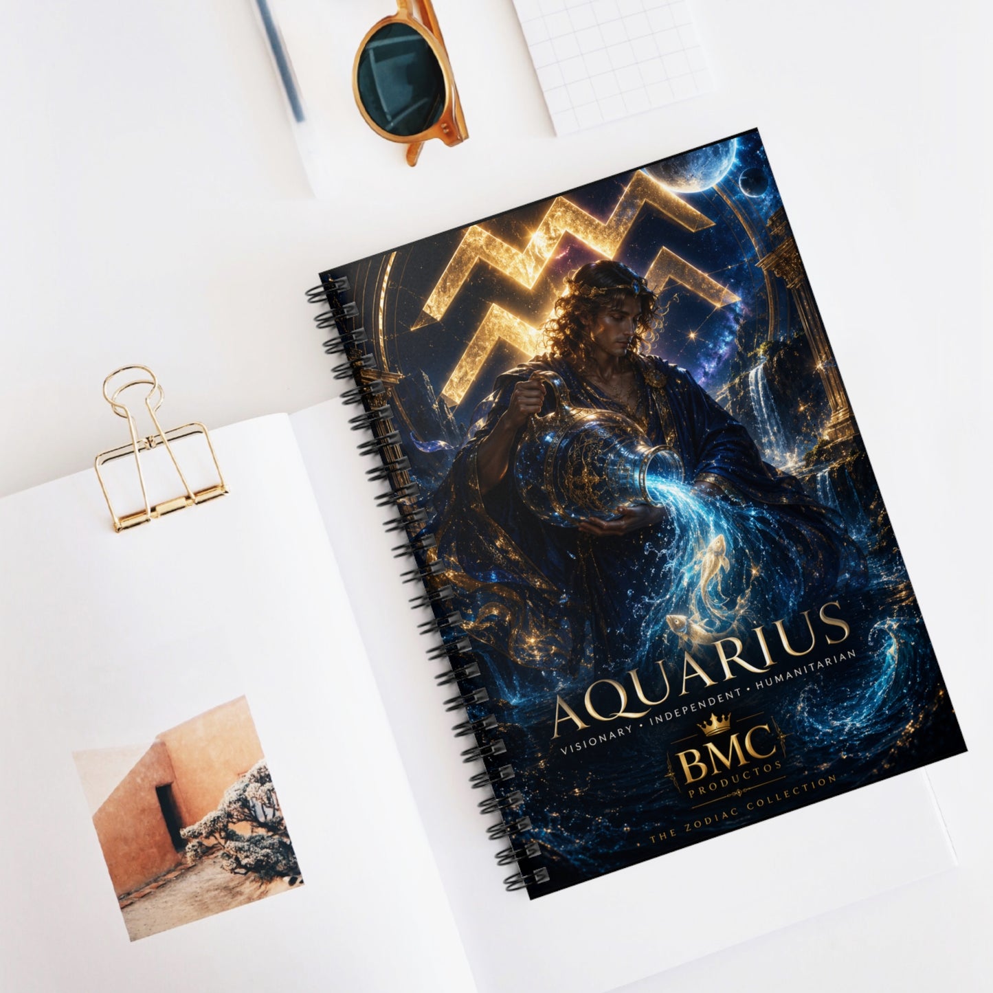 "libreta ♒ ACUARIO – El Visionario del Cielo y el Agua"