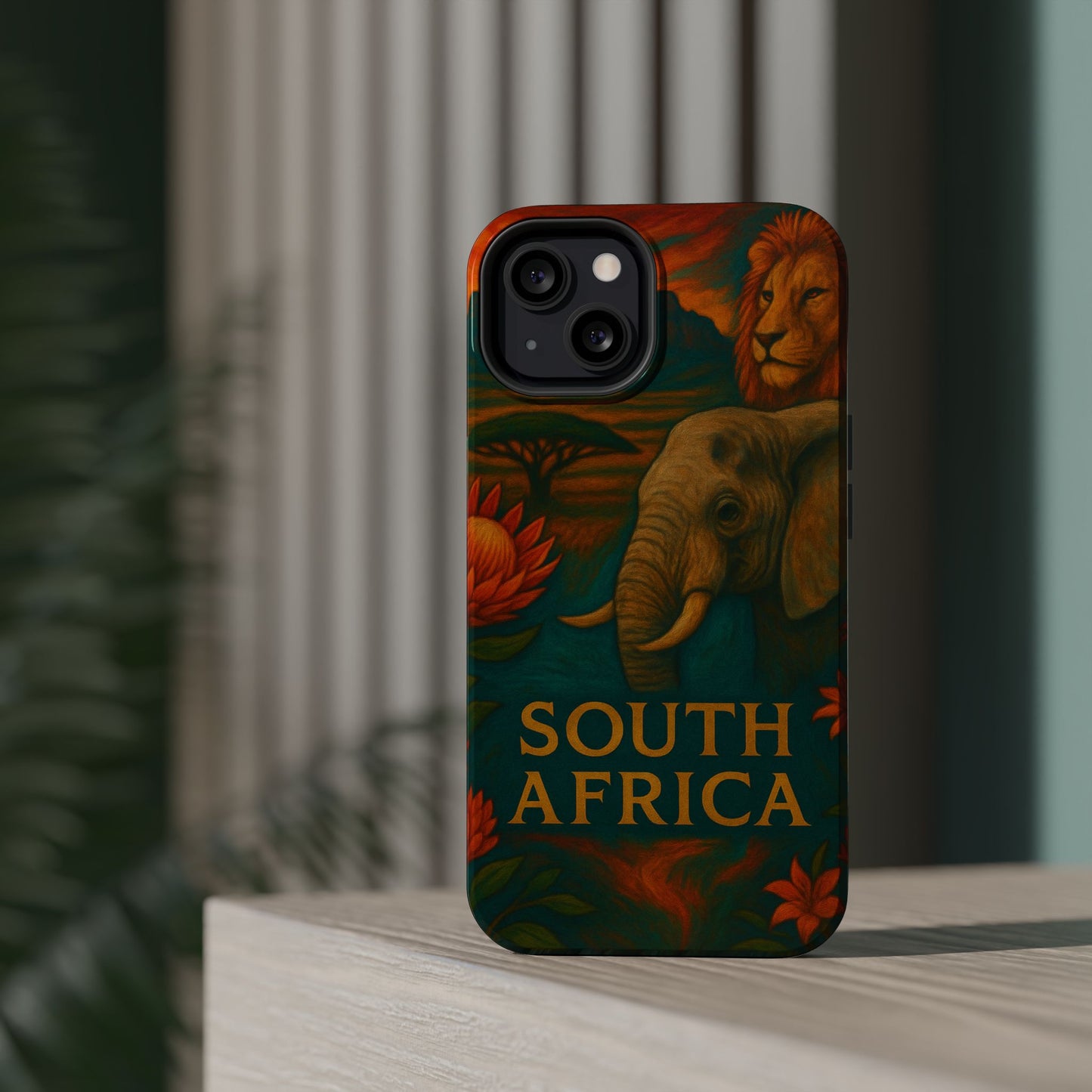 "Funda Magnética Reforzada Magnética Reforzada Sudáfrica 🌍 – Un mundo de aventuras y diversidad"