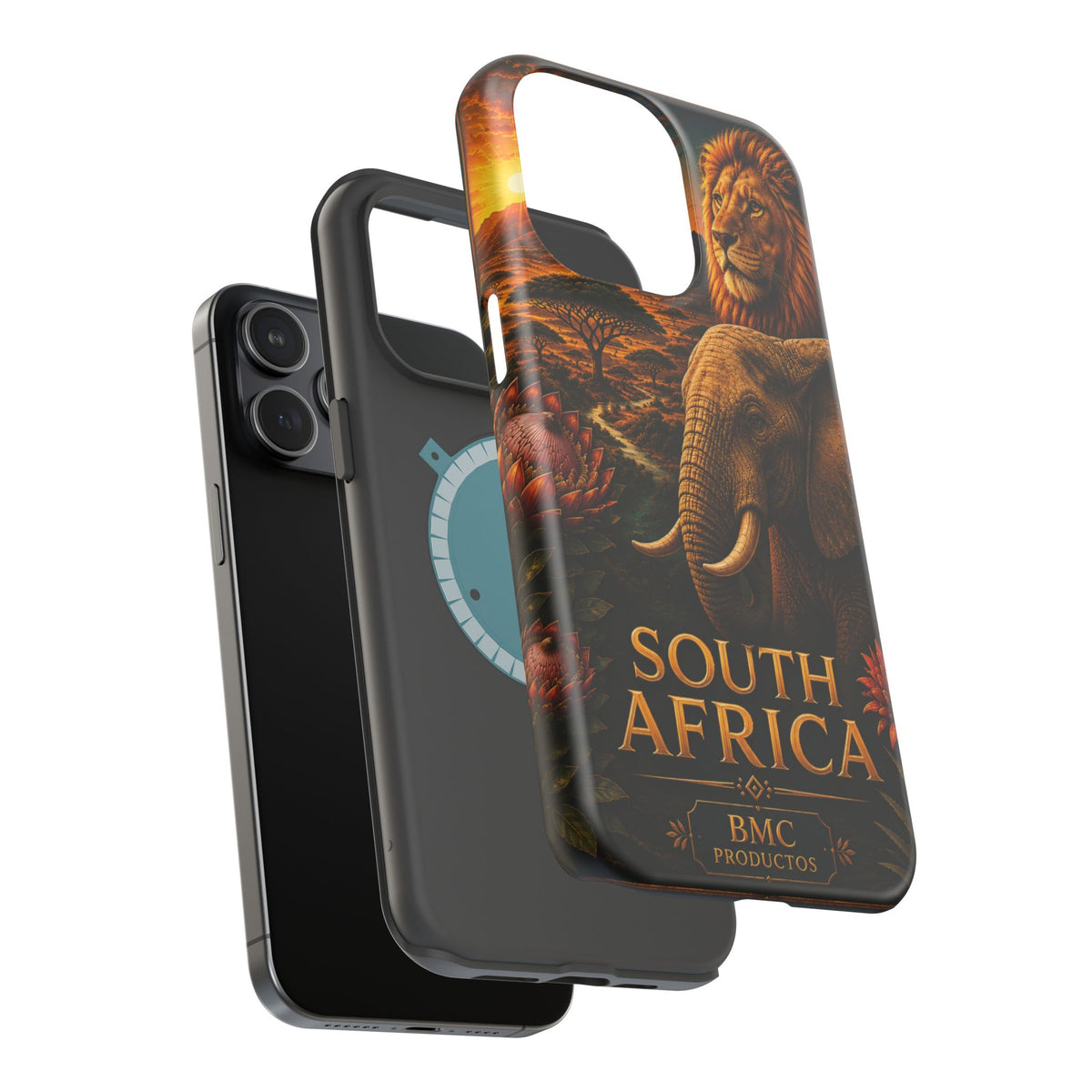 "Reinforced Magnetic Case South Africa 🌍 – A world of adventure and diversity"