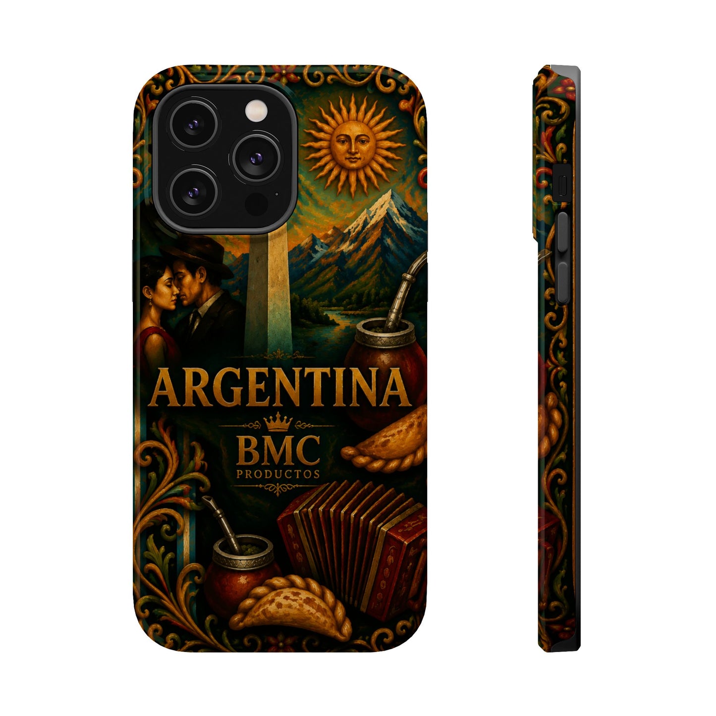 "Funda Magnética Reforzada Argentina: Pasión, Tradición y Tierra de Sueños🔥🏞️"