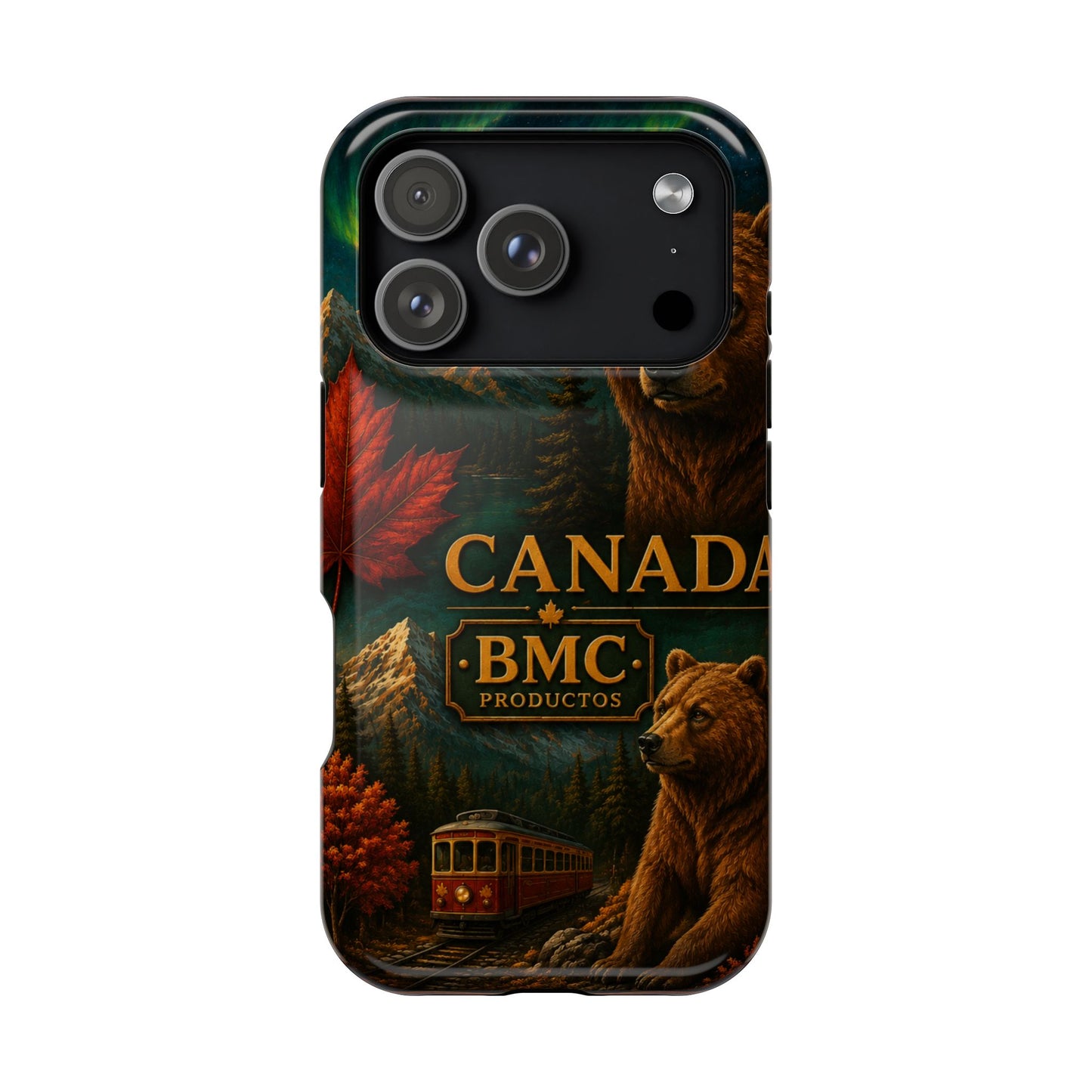 "Funda Magnética Reforzada Magnética Reforzada Canadá: Naturaleza Majestuosa y Espíritu Libre 🍁🏞️🦌"