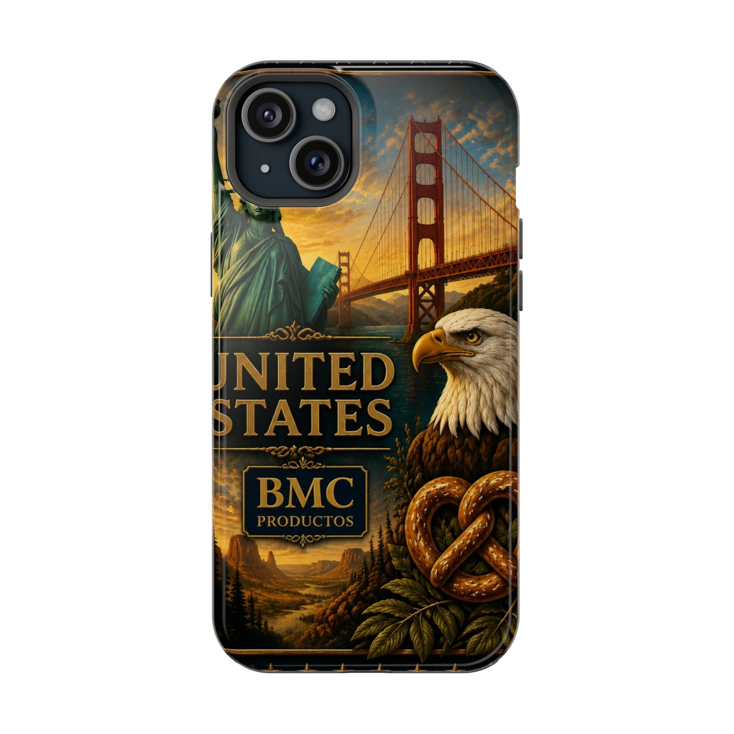 "Funda Magnética Reforzada Estados Unidos: Sueños, Libertad y Grandes Horizontes 🗽🏜️🌆"