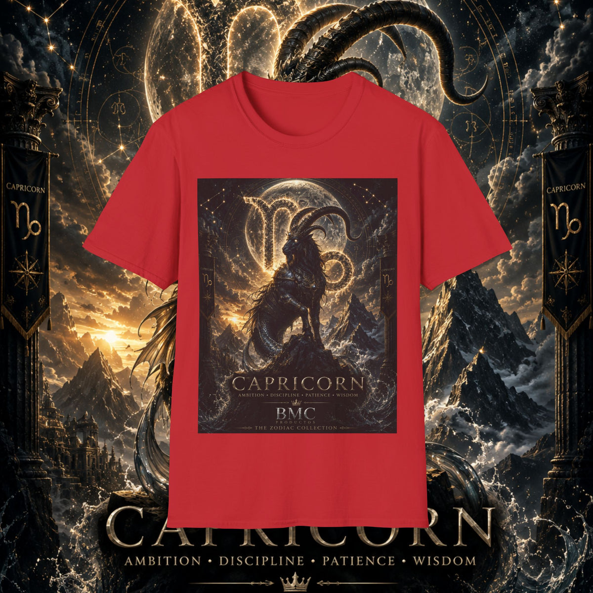 "Camiseta ♑ Capricornio – El Guardián de las Cumbres"