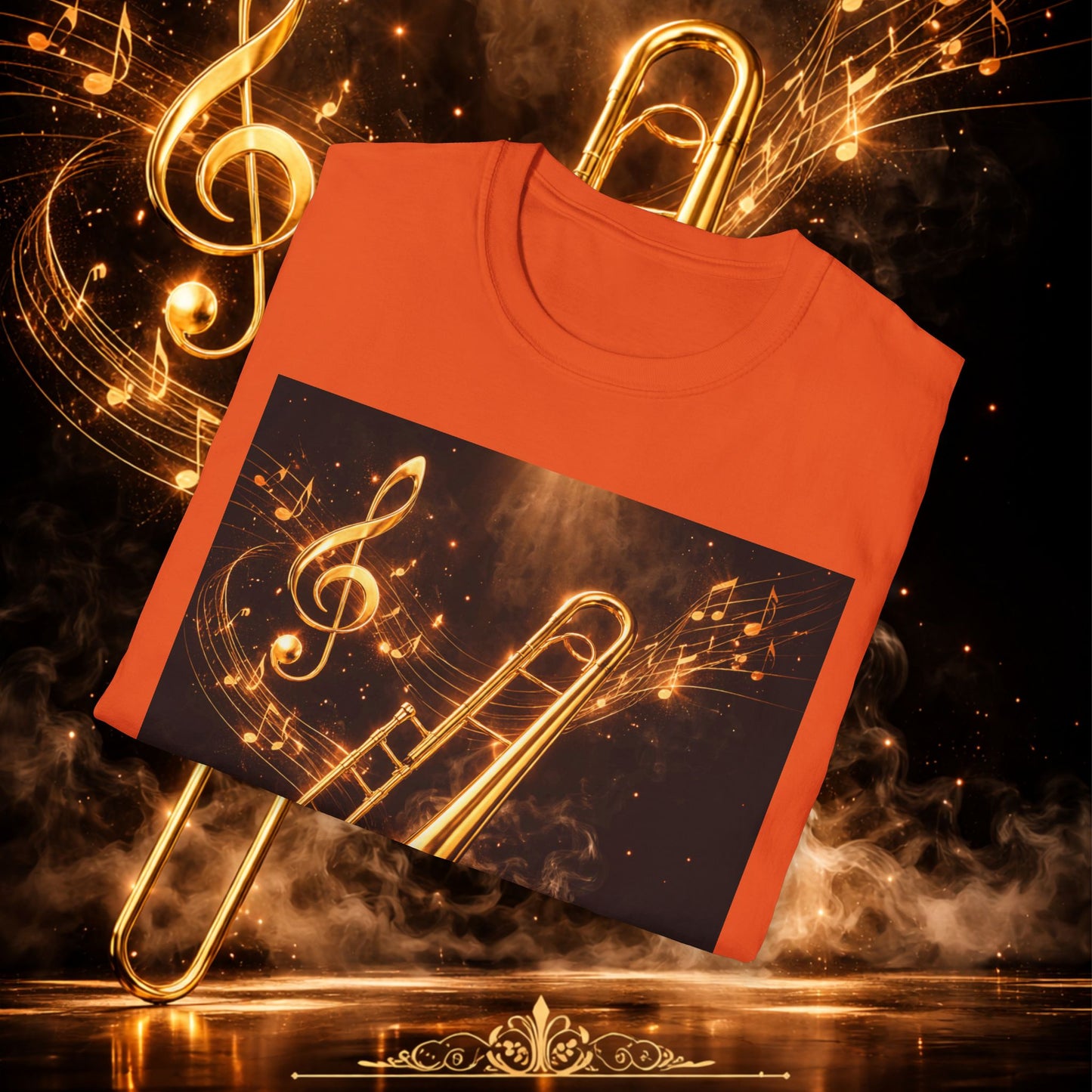 "Camiseta Trombón 🎷🔥No todos los fuegos hacen ruido… algunos tocan el alma.” 🔥🎷