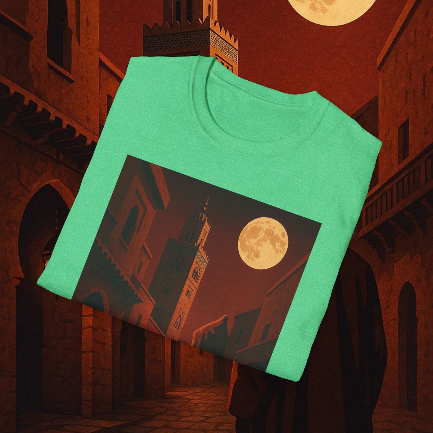 "Camiseta  Marruecos: Magia del Desierto y Ciudades de Mil Colores 🐪🏜️🕌"