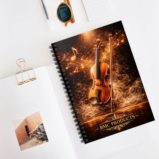 "libreta Violin 🎻🔥 Toca con el alma. Quema con cada nota.” 🔥🎻