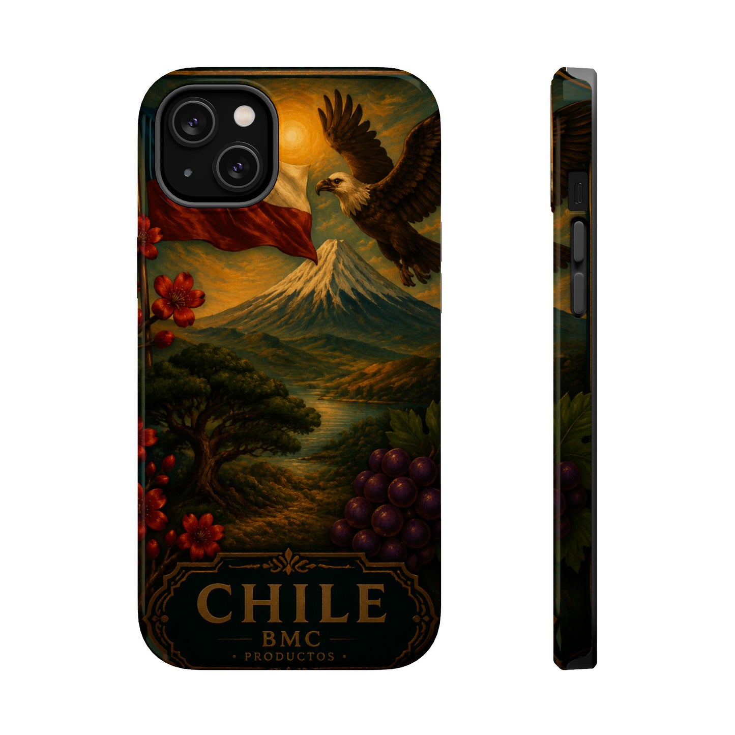 "Funda Magnética Reforzada Magnética Reforzada Chile: Naturaleza Indómita y Horizontes Eternos 🏔️🍇🏜️"