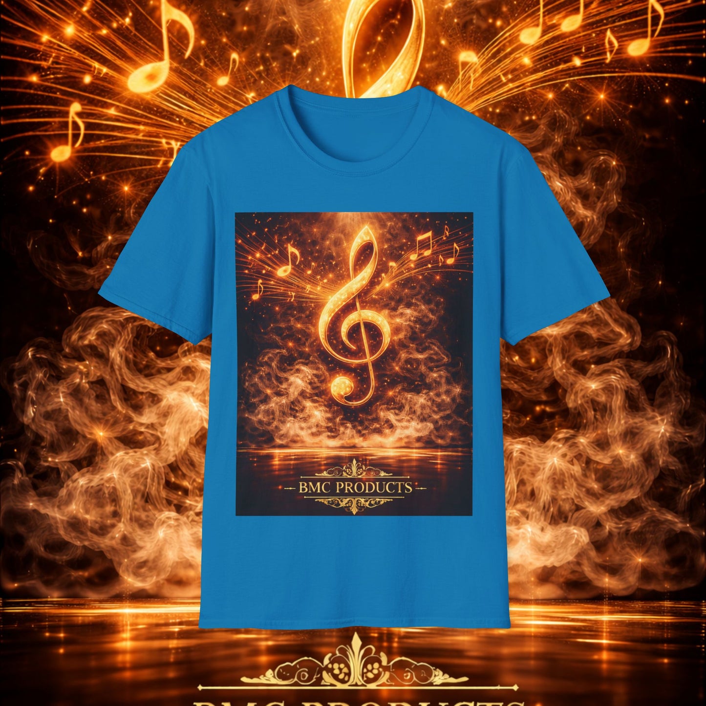 "Camiseta clave de sol 🎼🔥 “Donde nace una nota… nace una llama.” 🔥🎼