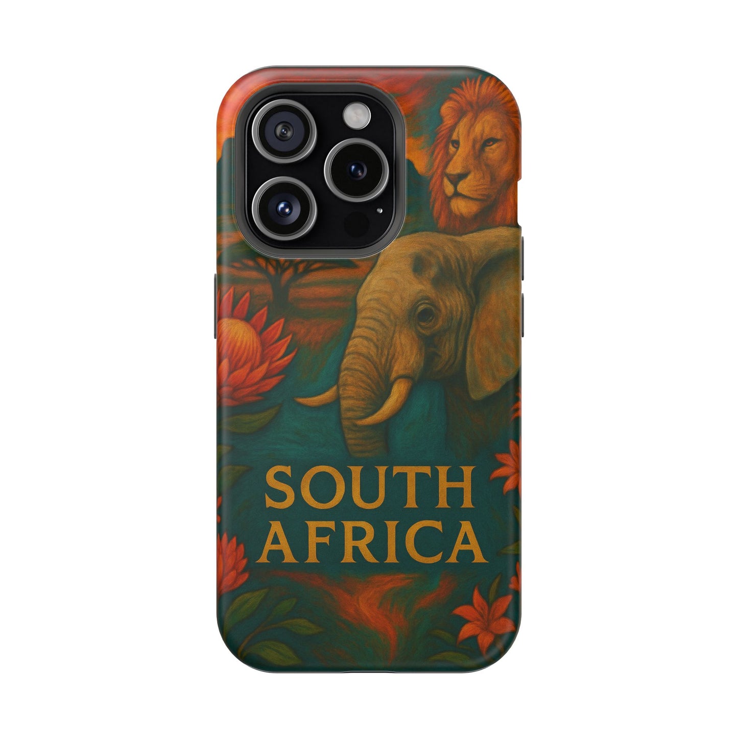 "Funda Magnética Reforzada Magnética Reforzada Sudáfrica 🌍 – Un mundo de aventuras y diversidad"