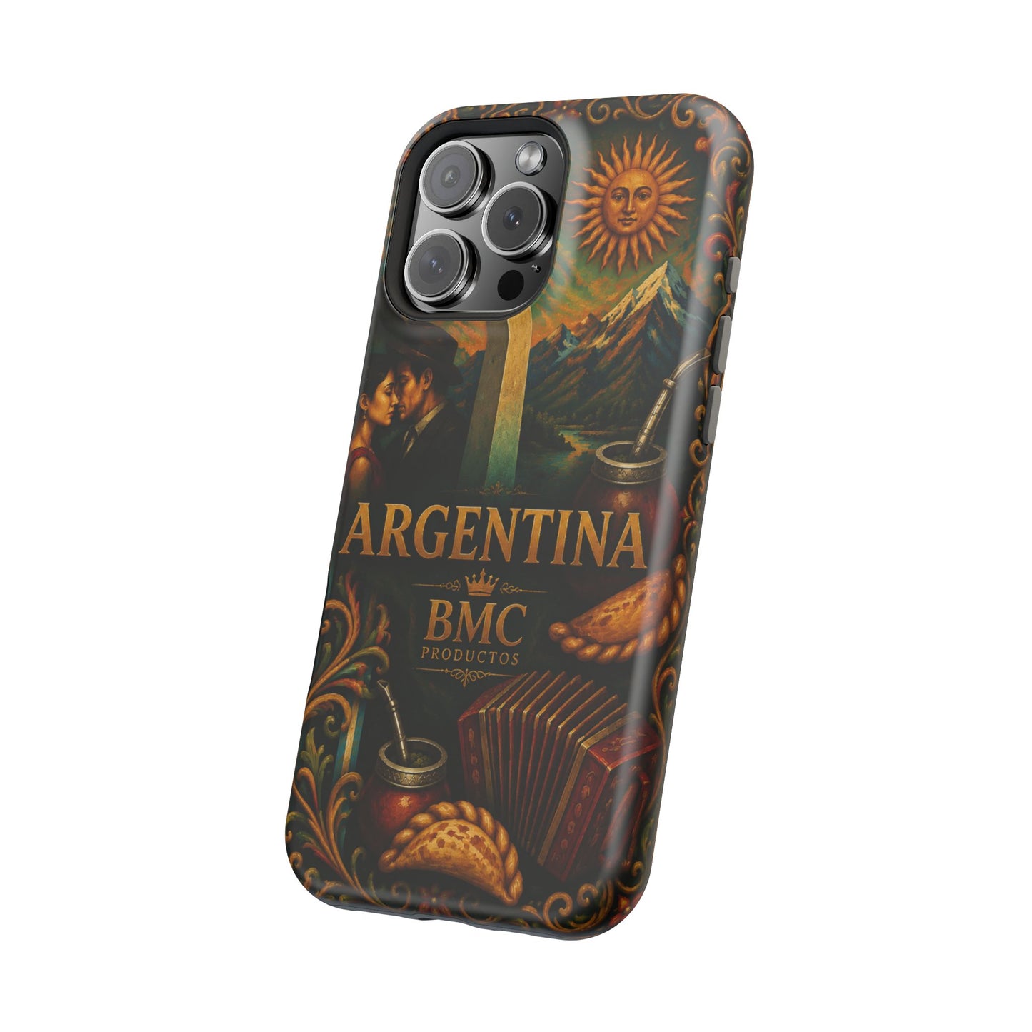 "Funda Magnética Reforzada Argentina: Pasión, Tradición y Tierra de Sueños🔥🏞️"