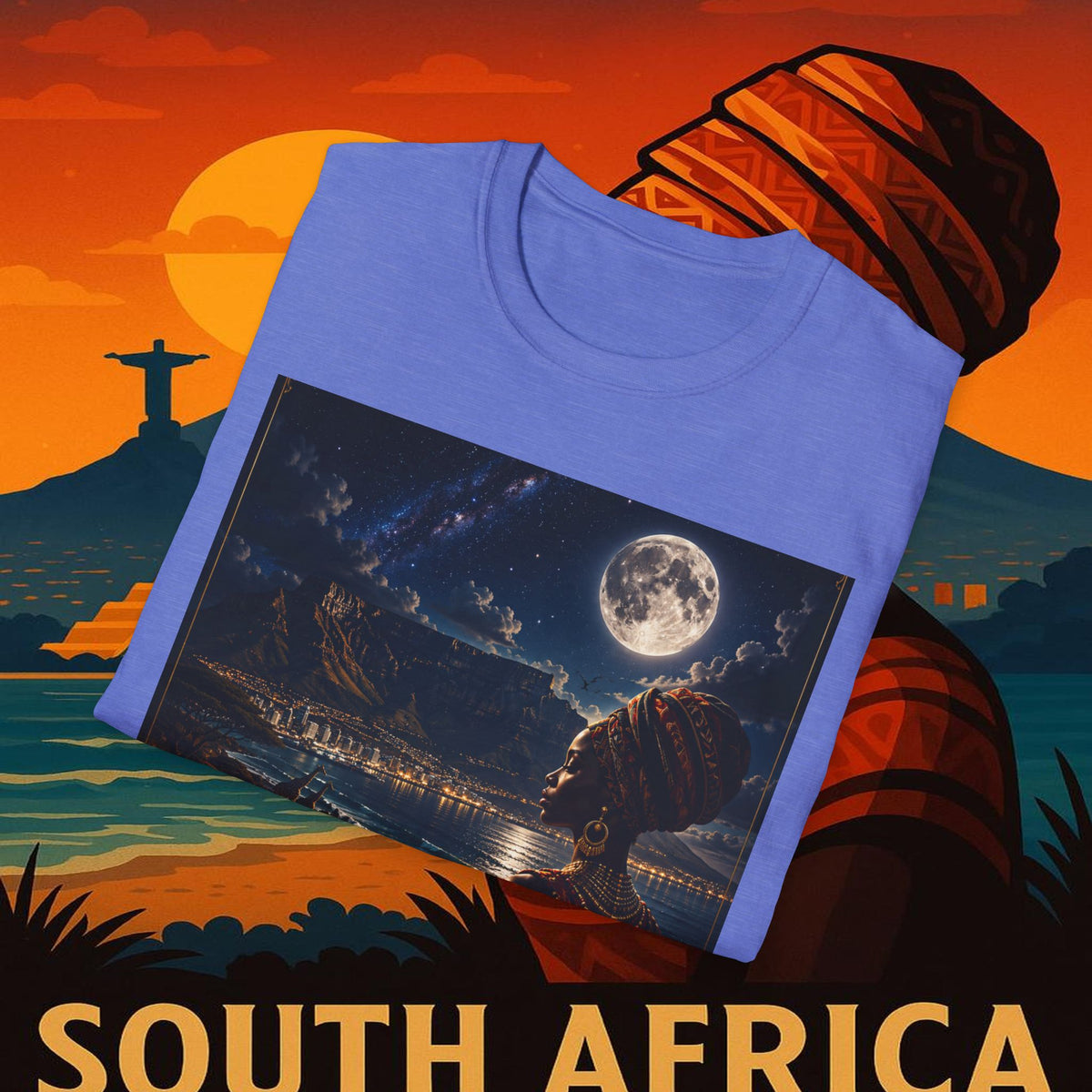 "Camiseta Sudáfrica 🌍 – Un mundo de aventuras y diversidad"