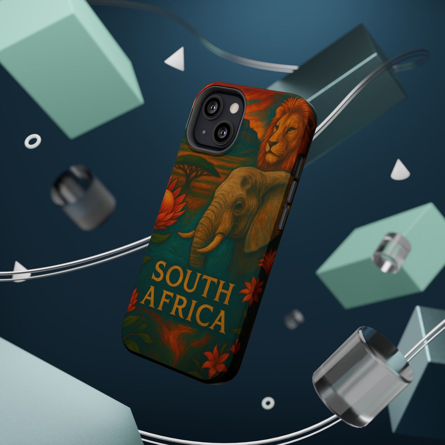 "Funda Magnética Reforzada Magnética Reforzada Sudáfrica 🌍 – Un mundo de aventuras y diversidad"
