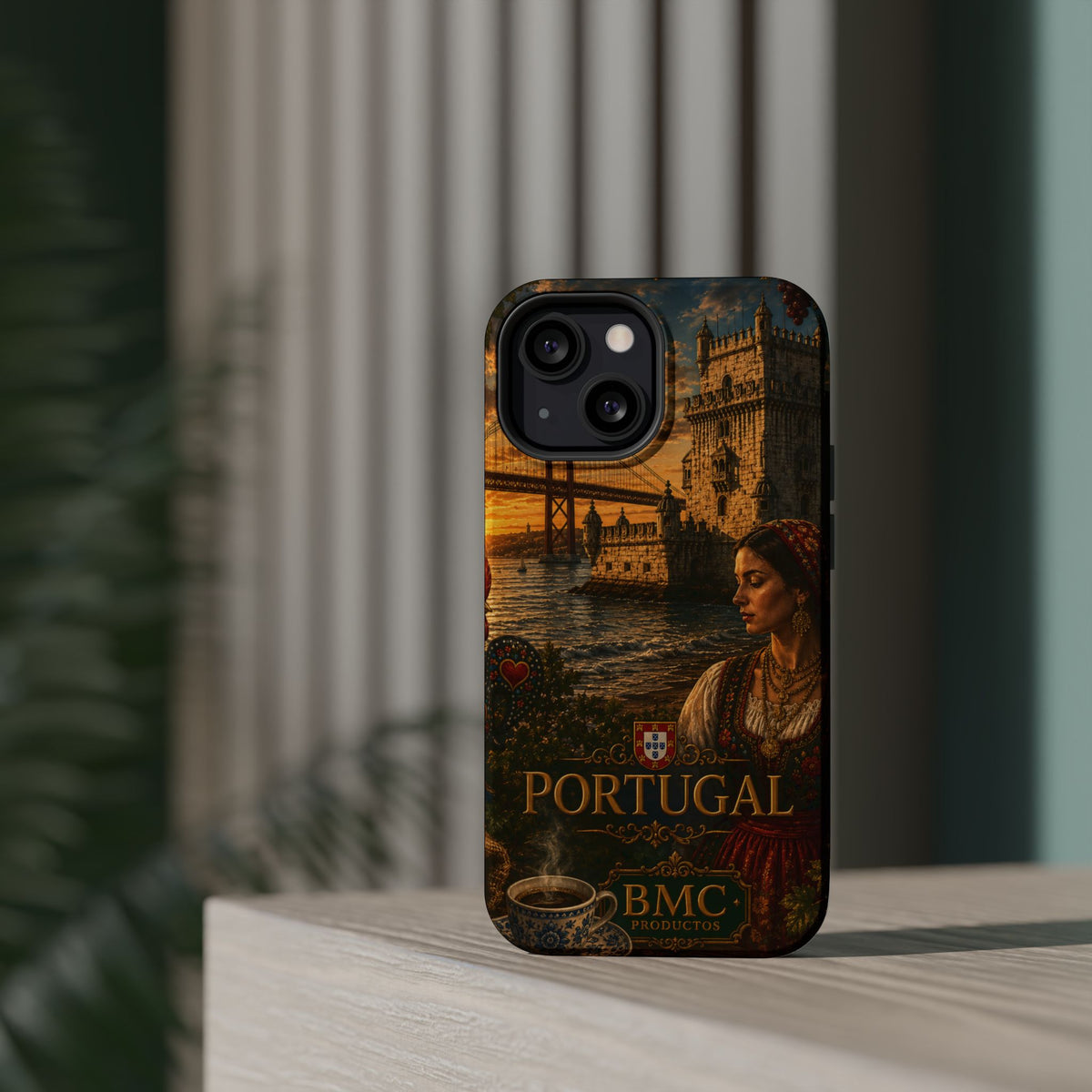 "Reinforced Magnetic Case Portugal: Atlantic Charm, Fados and Azulejos 🌊🎶🧿"