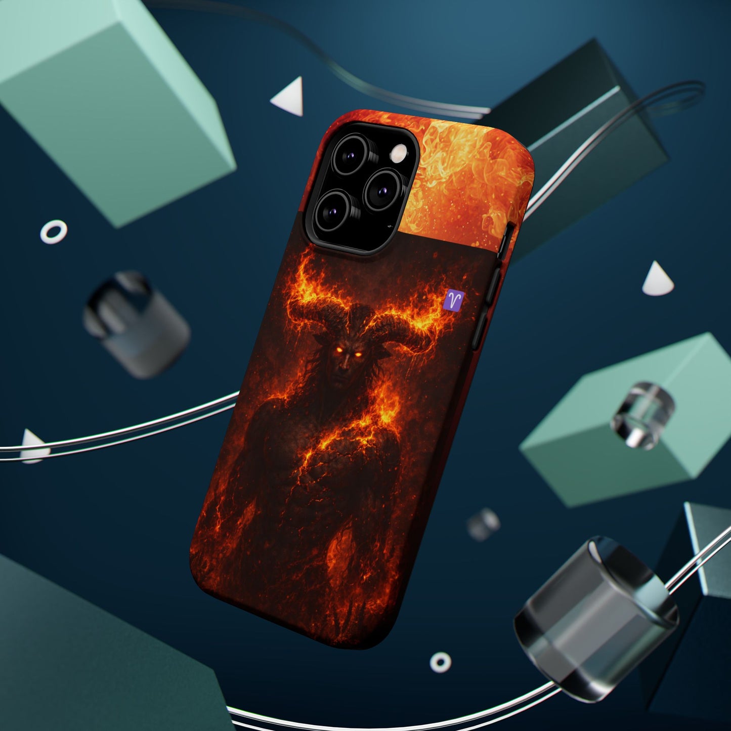 "Funda Magnética Reforzada ♈ Aries — Espíritu de fuego"