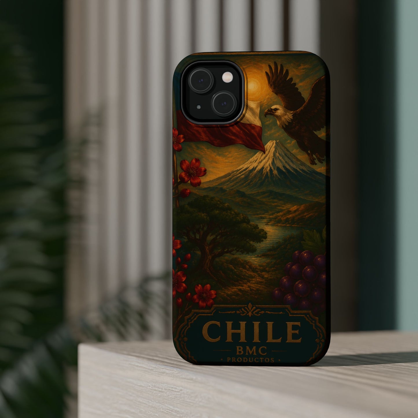 "Funda Magnética Reforzada Magnética Reforzada Chile: Naturaleza Indómita y Horizontes Eternos 🏔️🍇🏜️"