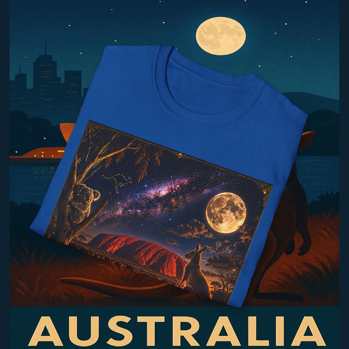 "Camiseta Australia 🌞 – Tierra de maravillas naturales y espíritu libre"
