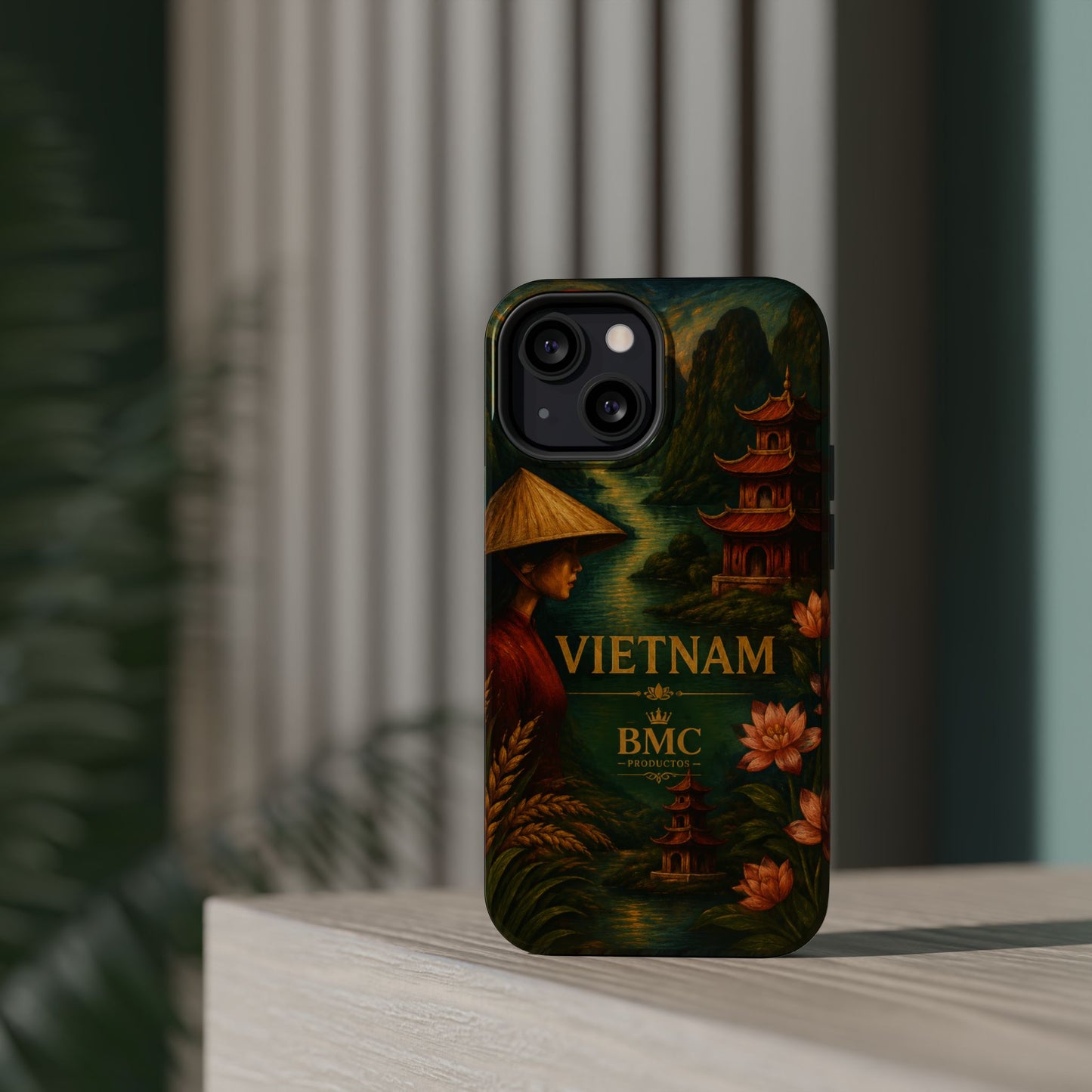 "Funda Magnética Reforzada Magnética Reforzada  Vietnam: Tradición, Naturaleza y Leyendas Ancestrales 🎋🏯🐉"