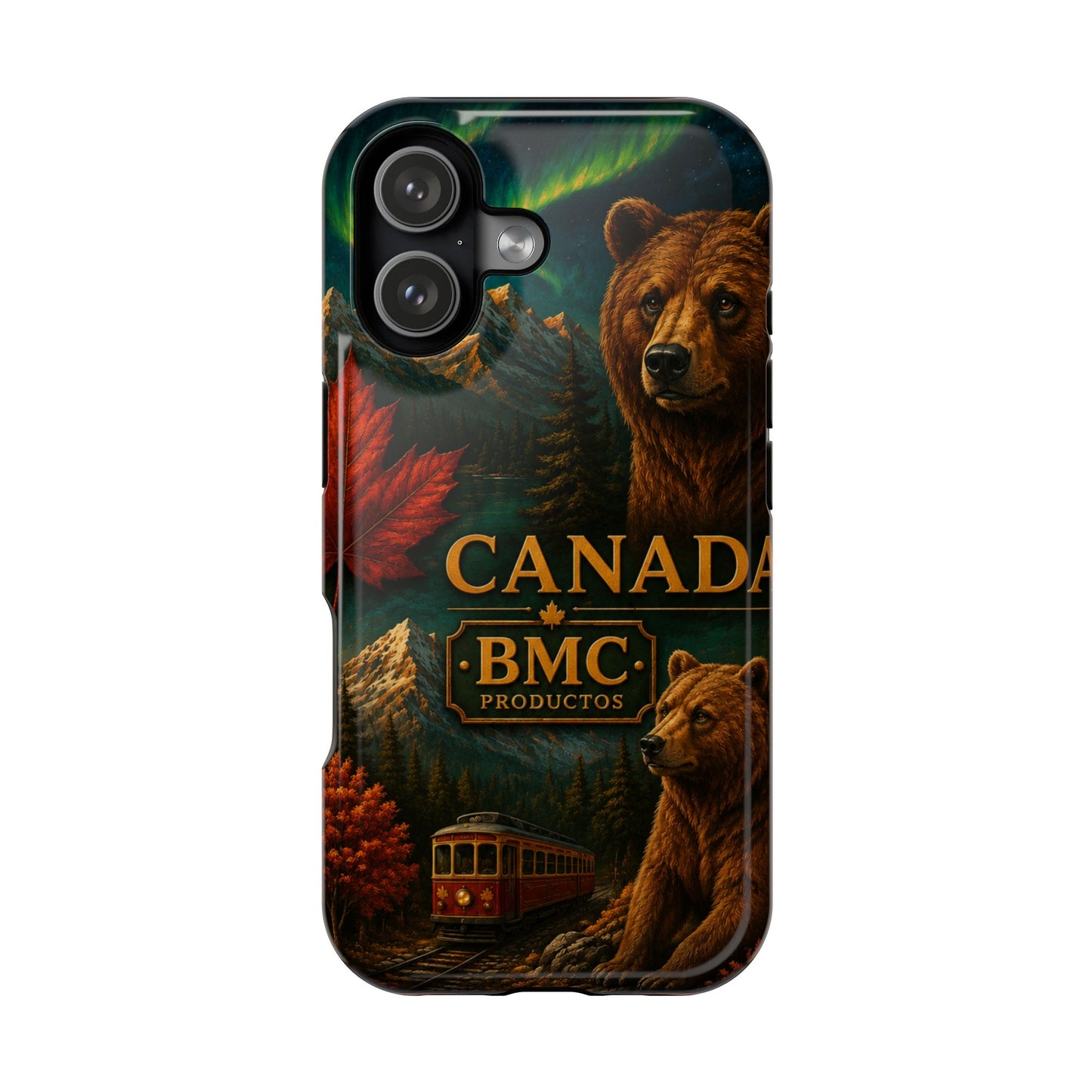 "Funda Magnética Reforzada Magnética Reforzada Canadá: Naturaleza Majestuosa y Espíritu Libre 🍁🏞️🦌"