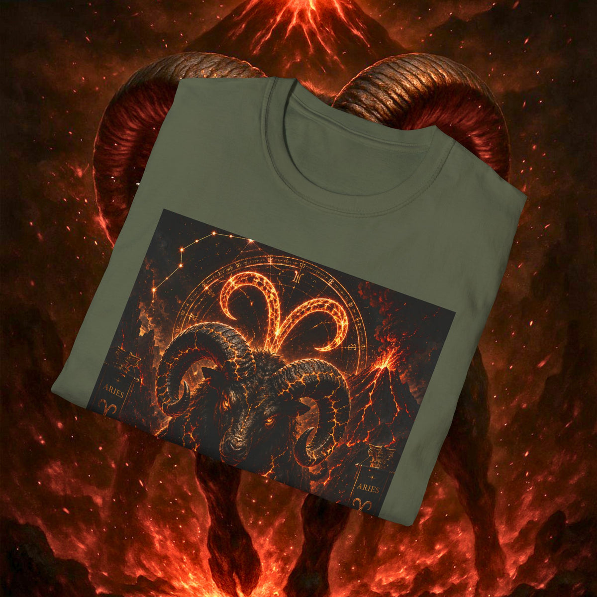 "Camiseta ♈ Aries — Espíritu de fuego"