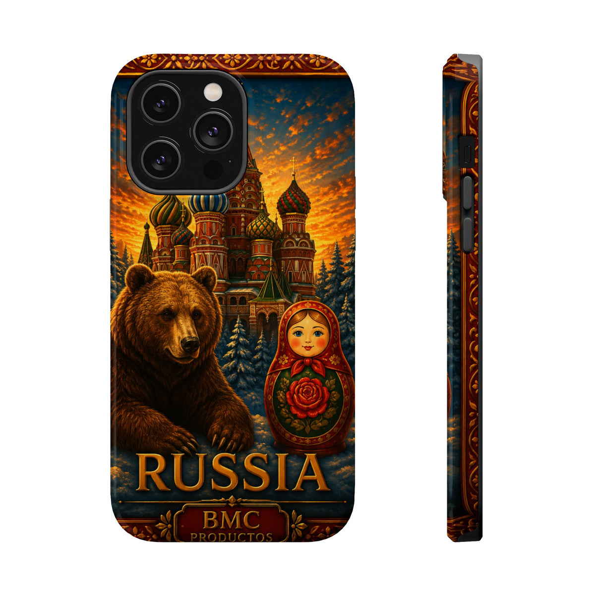 "Reinforced Magnetic Case Russia❄️ – Land of history, mystery, and grandeur"